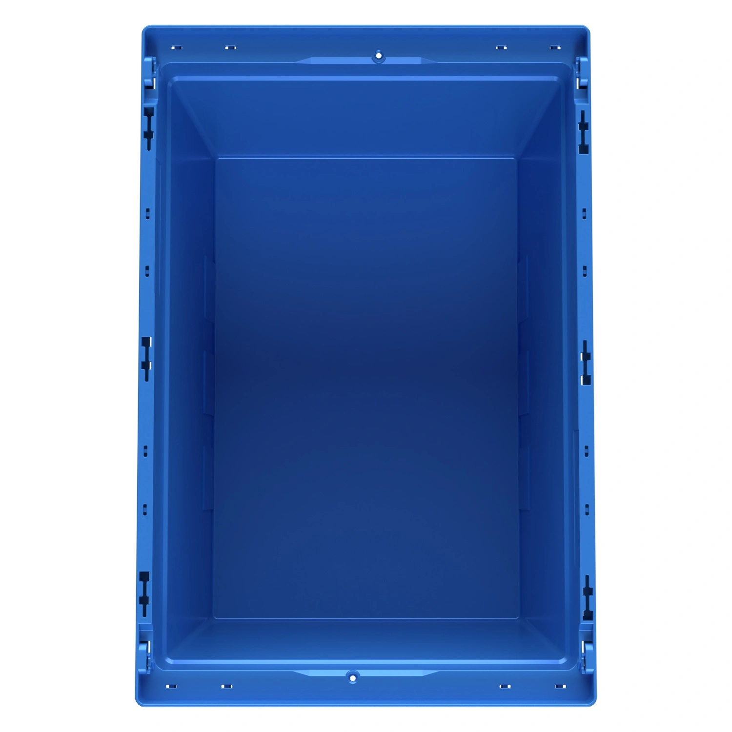 Вкладываемый контейнер INSTORE KVR-6442 600x400x435 мм iPlast голубой с усиленным дном