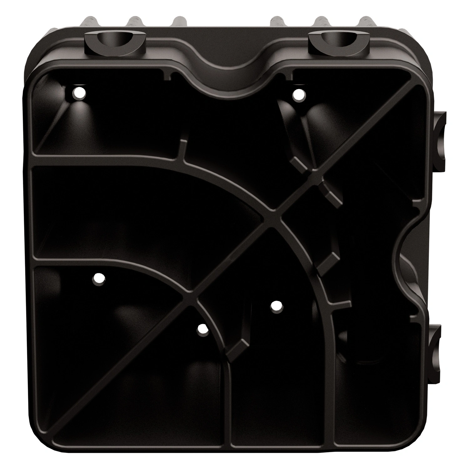 Ножка iPlast чёрная ЭКО для большого контейнера iBOX 11.603 с увеличенной высотой