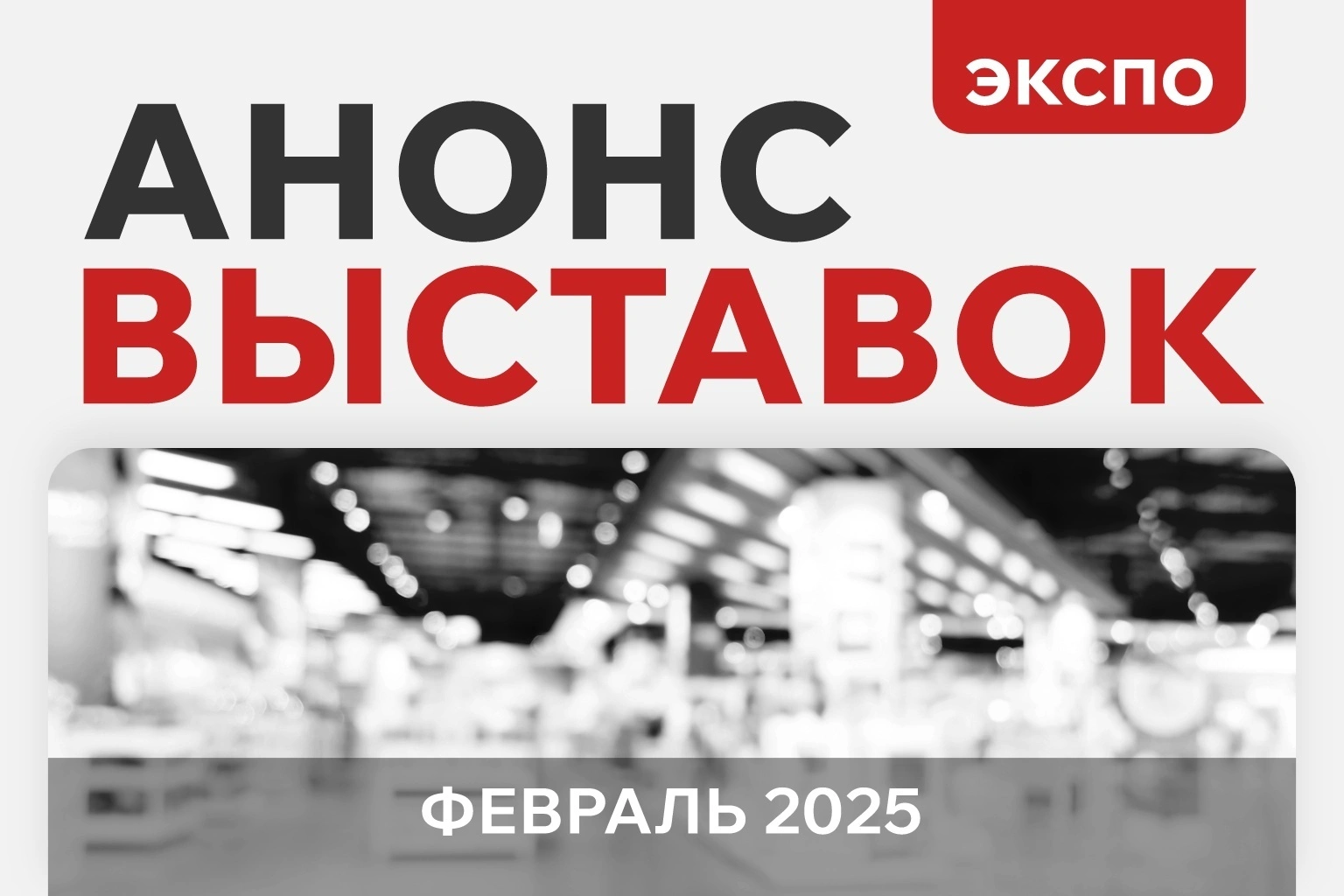 Анонс выставок в Феврале 2025