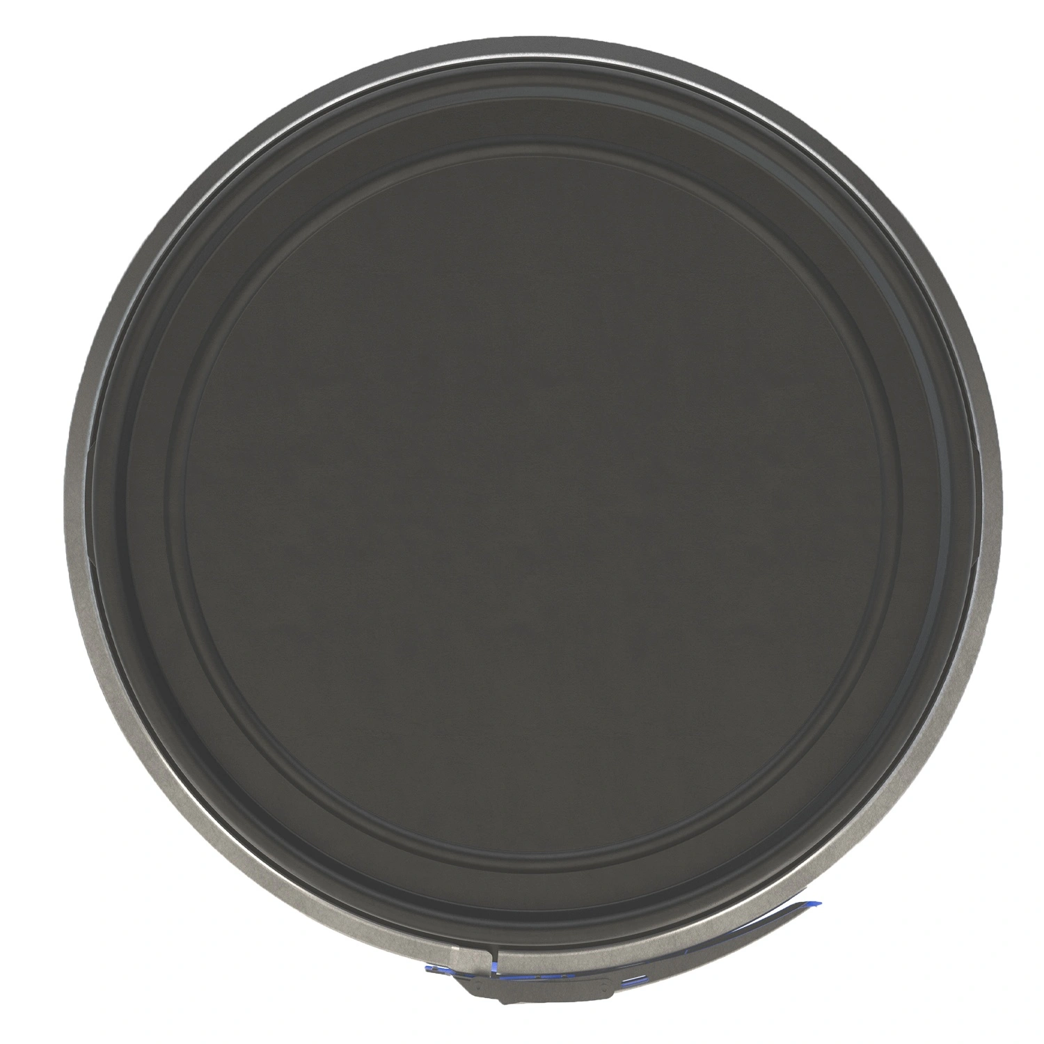 Пластиковая бочка CT 227 л синяя с металлическим обручем Open Top