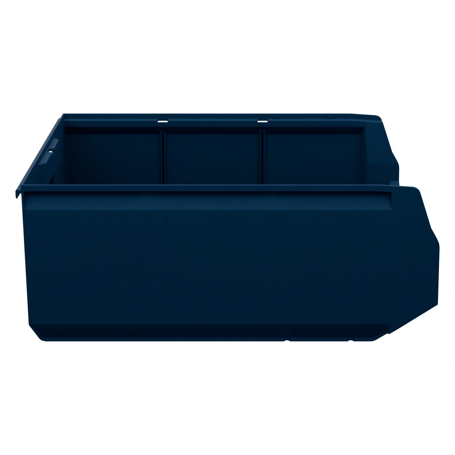 Складской лоток Logic Store 500x300x200 мм iPlast синий индиго с отверстиями для перегородок