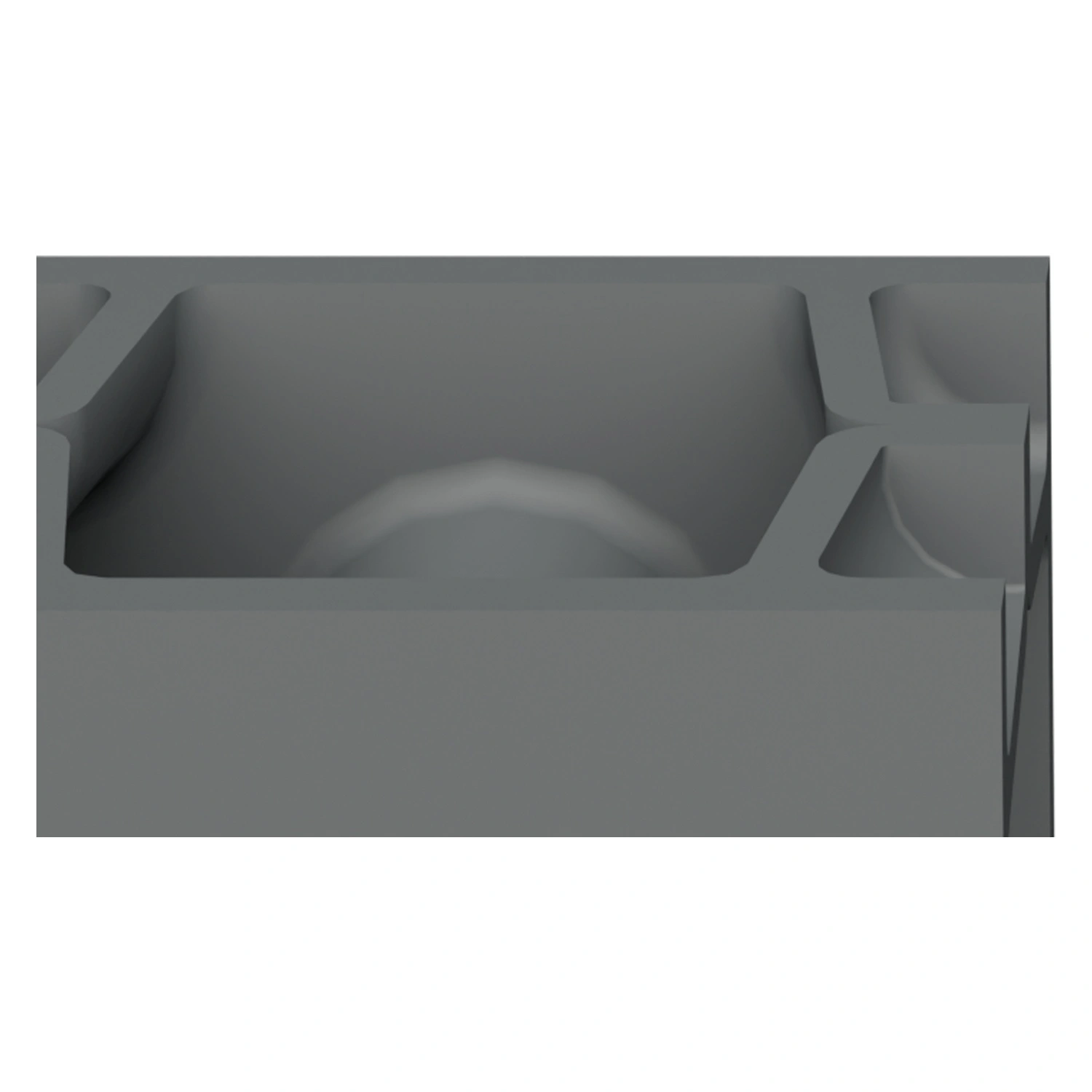 Полимерный лист Diamond 2506х990х12 мм iPlast серый толщиной 12 мм и плотностью 3600 г/кв. м