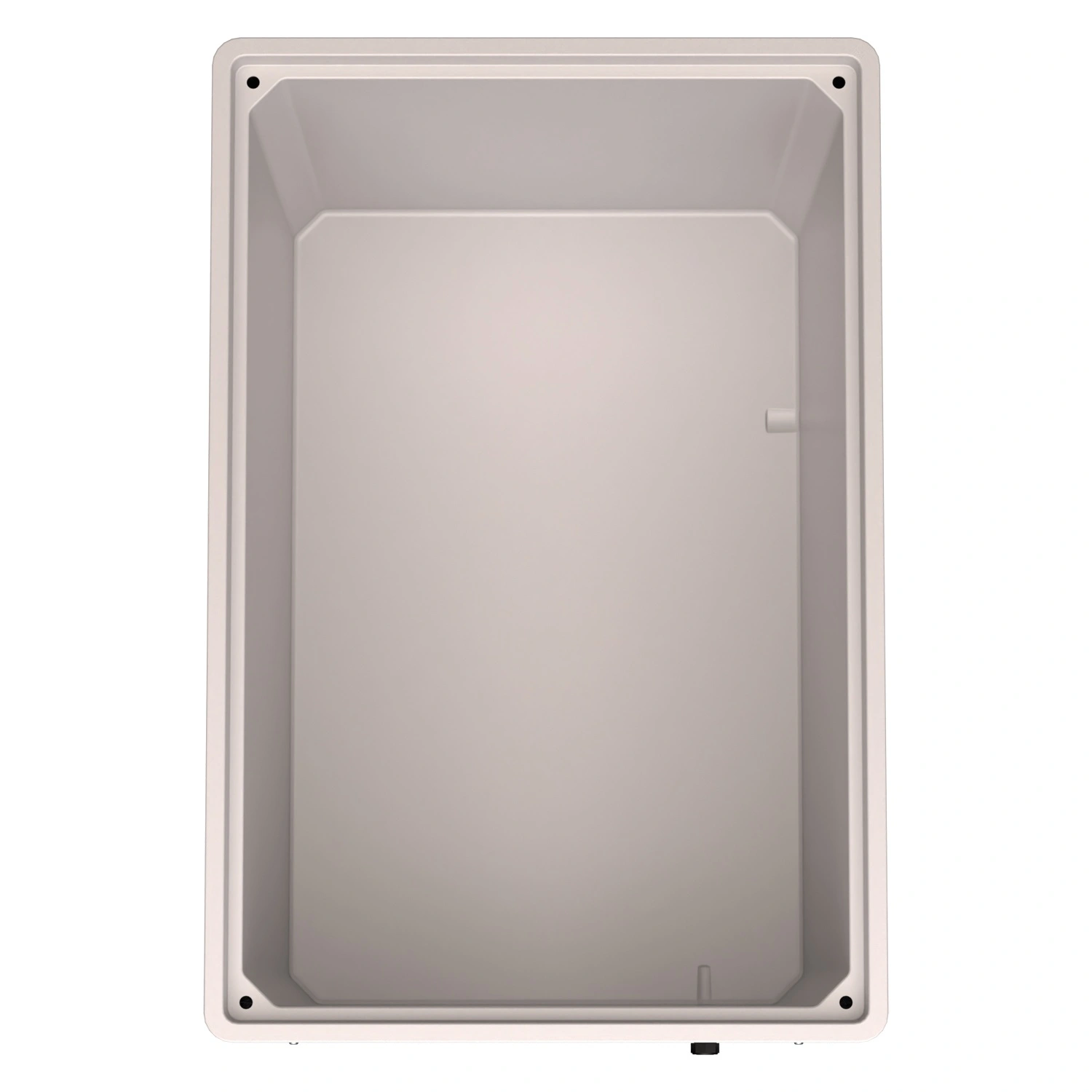 Большой контейнер 1200х800х920 мм iPlast iBOX светло-серый со сплош. стенками и дном, на колёсах с пробкой 1 дюйм Большой контейнер 1200х800х920 мм iPlast iBOX светло-серый со сплош. стенками и дном, на колёсах с пробкой 1 дюйм