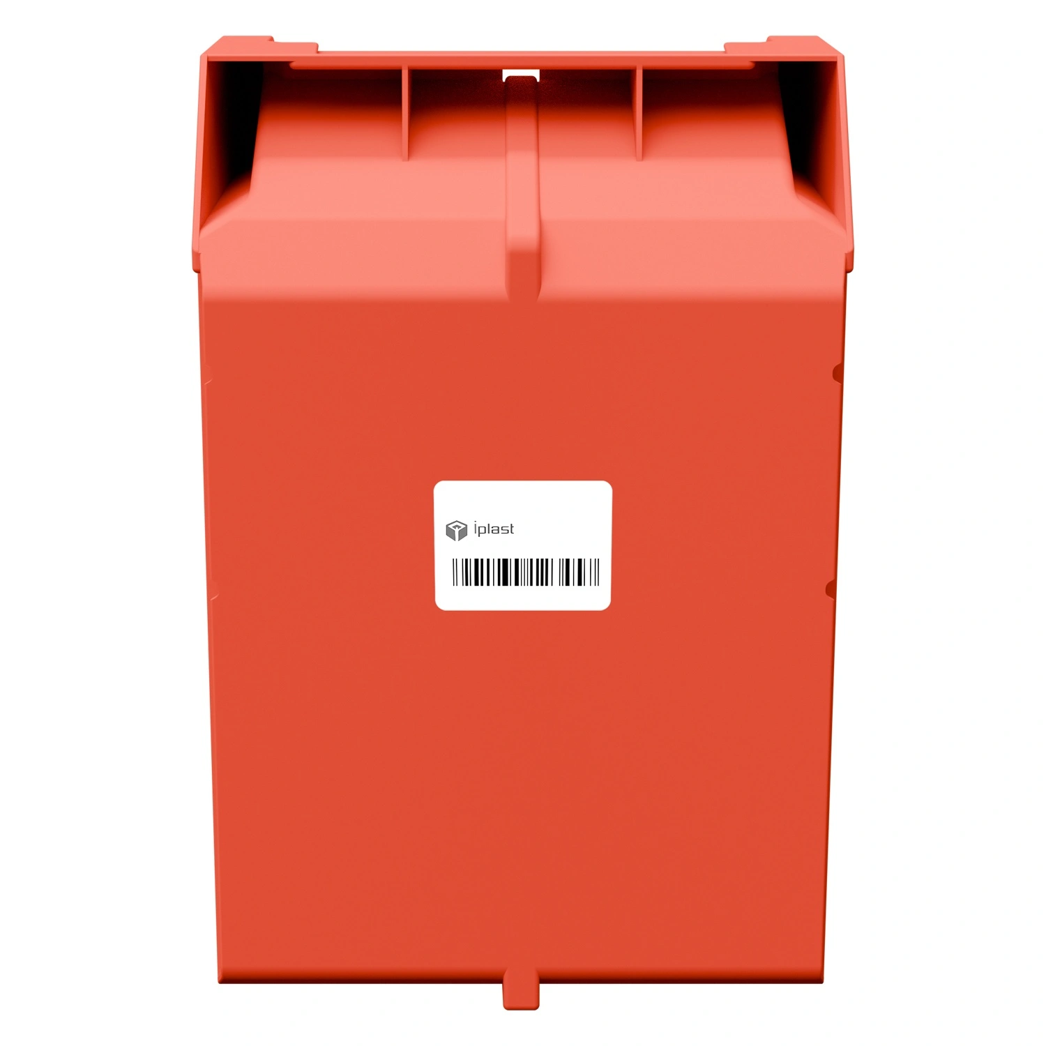 Складской лоток Logic Store 350х225х200 мм iPlast красный с отверст. для продольн. перегород. и накл. 100х70 мм