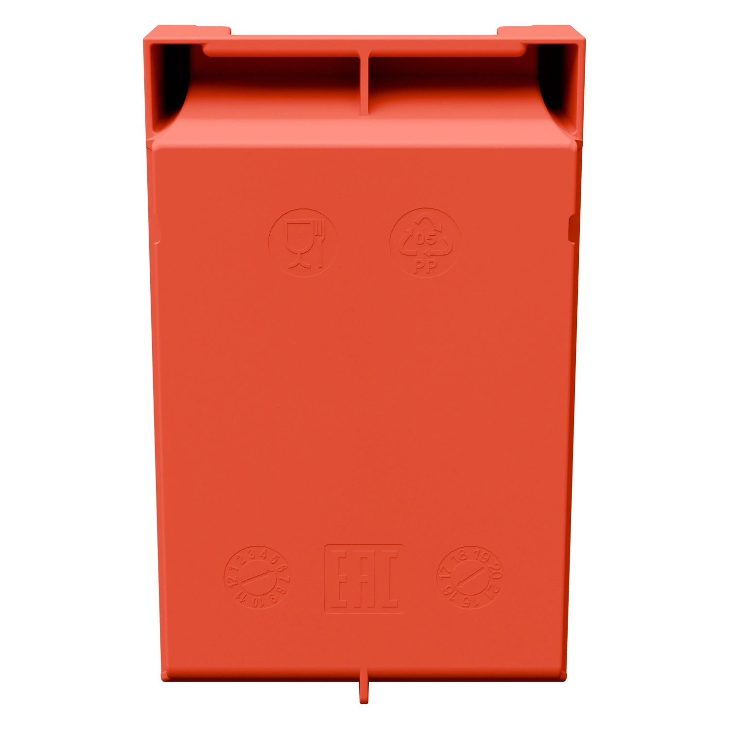 Складской лоток Logic Store 165х100х75 мм iPlast красный N2 (12.401.2)