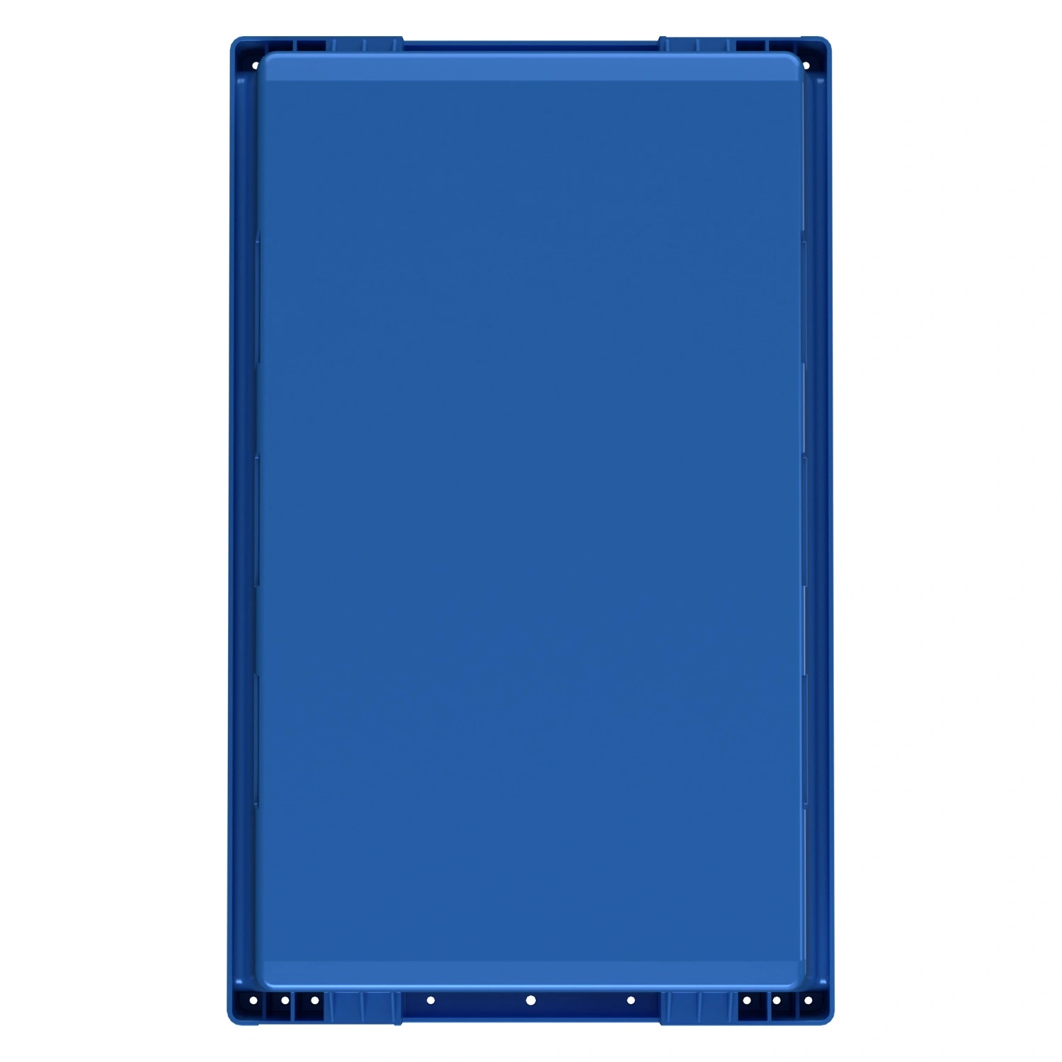 Вкладываемый контейнер INSTORE KV-5321 490x300x210 мм iPlast голубой со сплошным дном