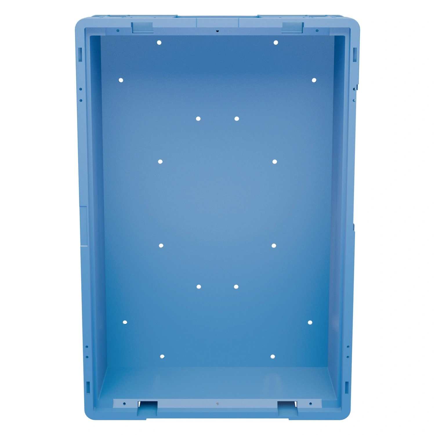 Ящик RL-KLT 6147 594х396х147,5 мм iPlast голубой с дренажными отверстиями в дне