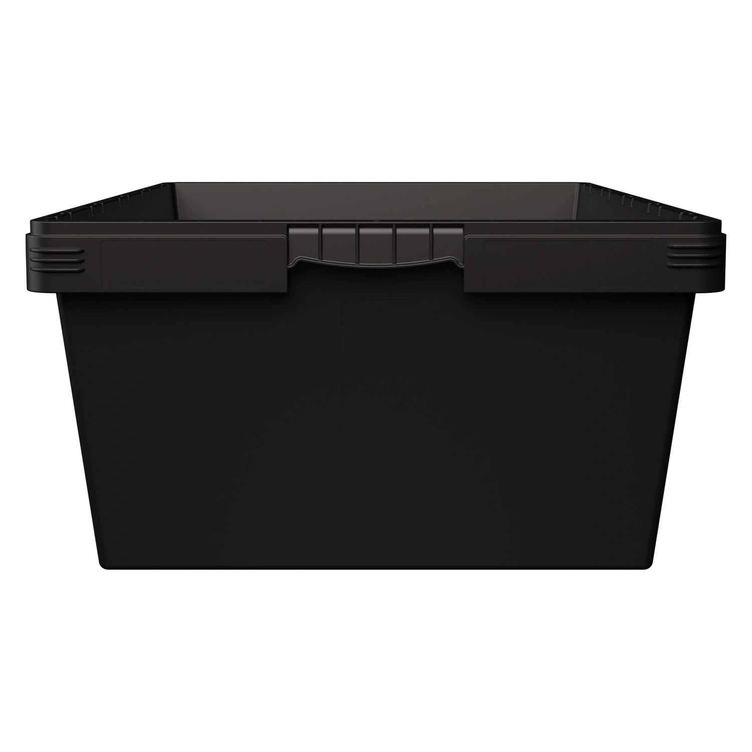 Вкладываемый контейнер INSTORE KV-8632 800x600x320 мм iPlast чёрный со сплошным дном