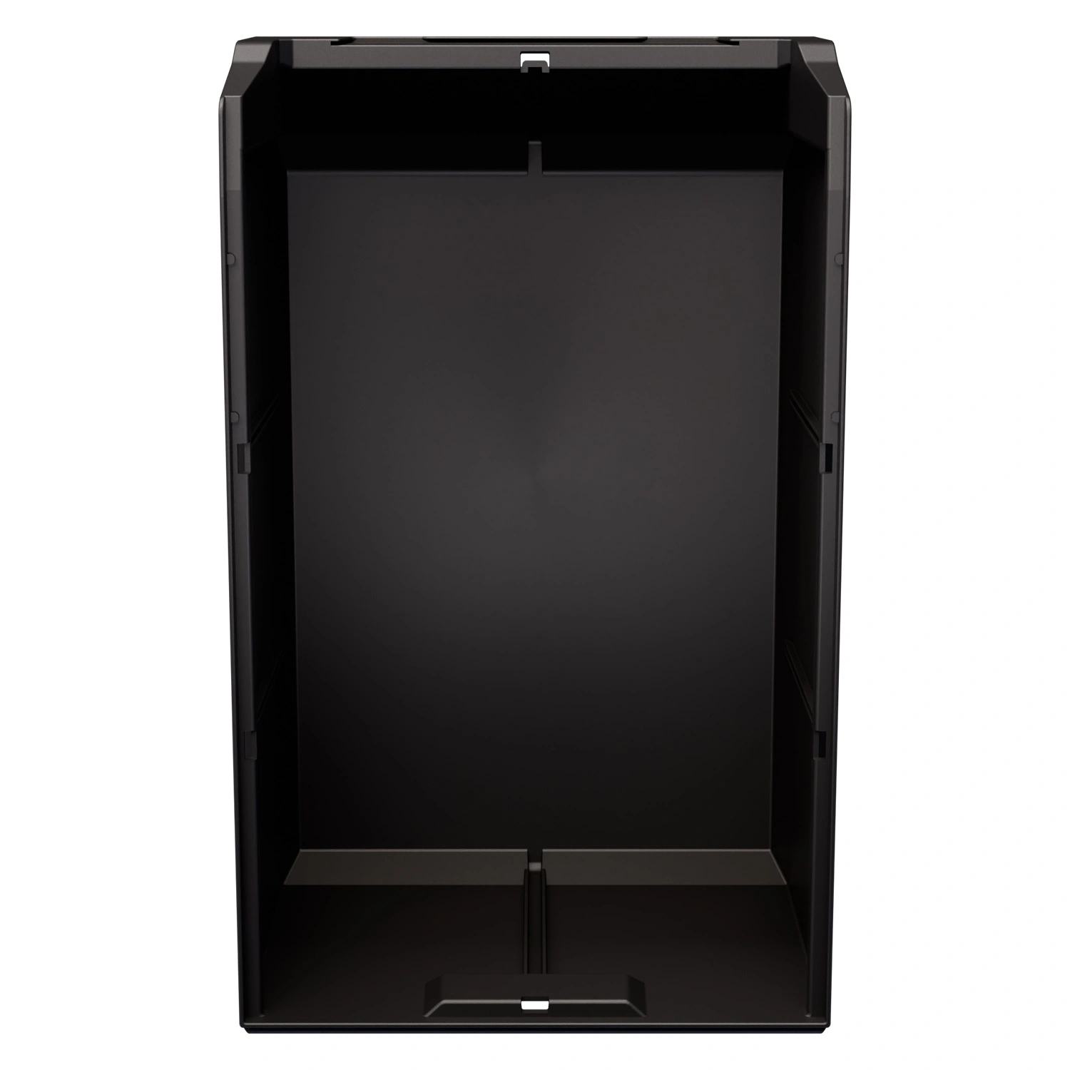 Складской лоток Logic Store 500х300х200 мм iPlast чёрный ЭКО с отверстиями для перегородок N2 (12.406.2)