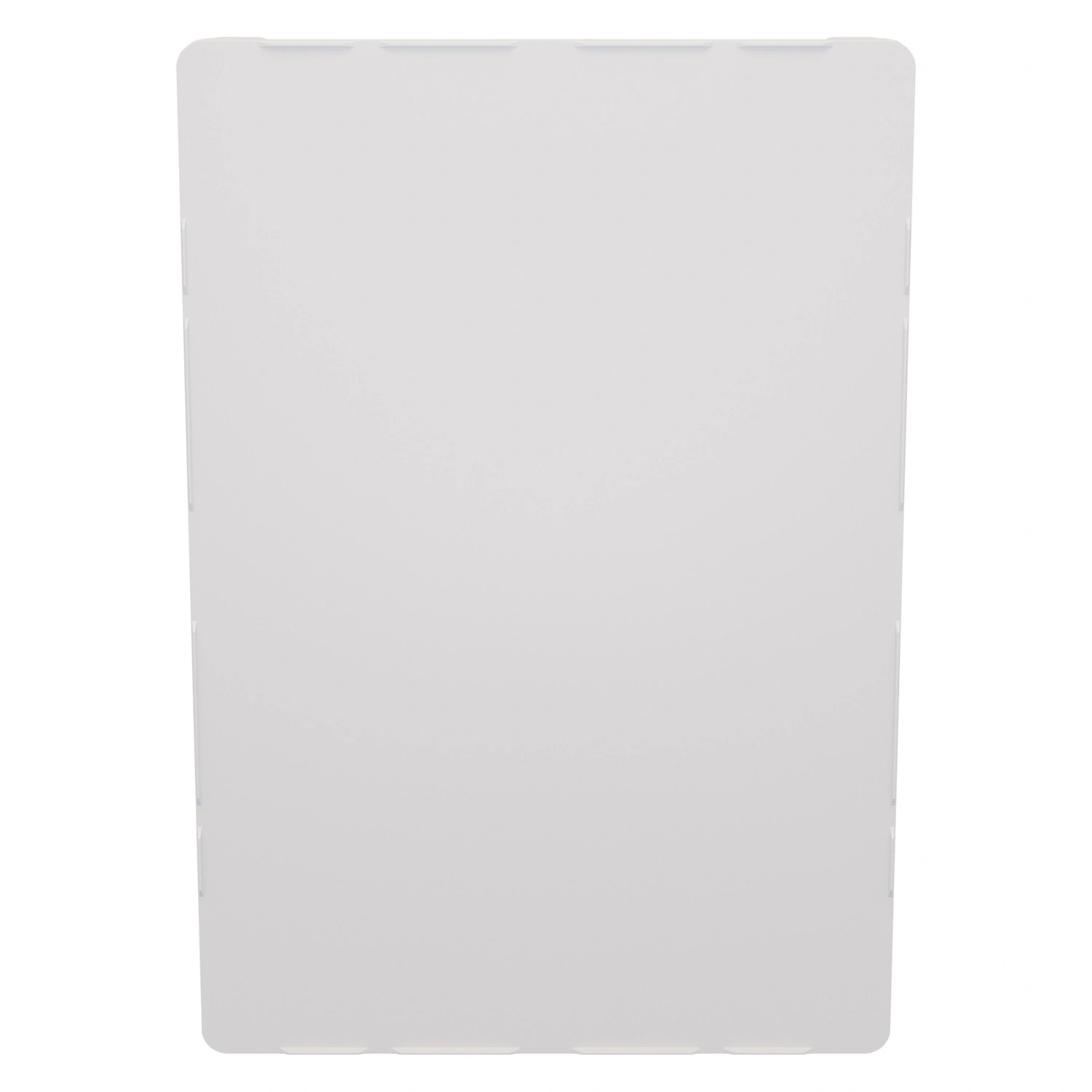 Пластиковый паллет 1200х800х152 мм iPlast белый сплошной на 3 полозьях гигиенический с бортиком