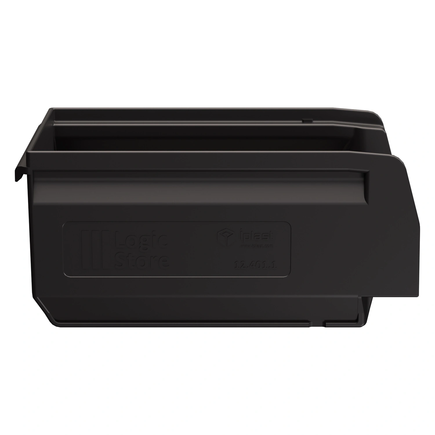 Складской лоток Logic Store 165х100х75 мм iPlast чёрный ЭКО N1 (12.401.1)