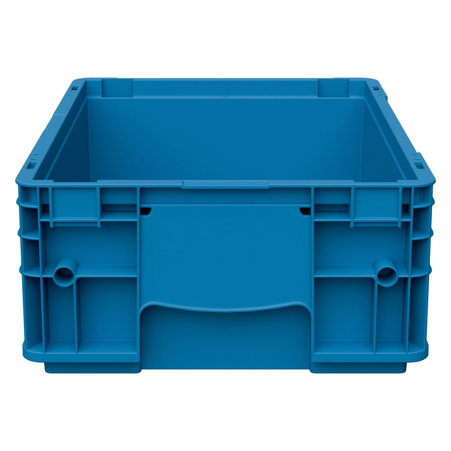 Ящик RL-KLT 4147 396х297х147,5 мм iPlast голубой с дренажными отверстиями в дне