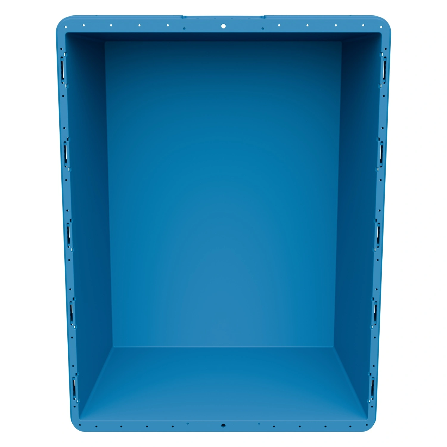 Вкладываемый контейнер INSTORE KVR-8634 800x600x340 мм iPlast голубой с усиленным дном