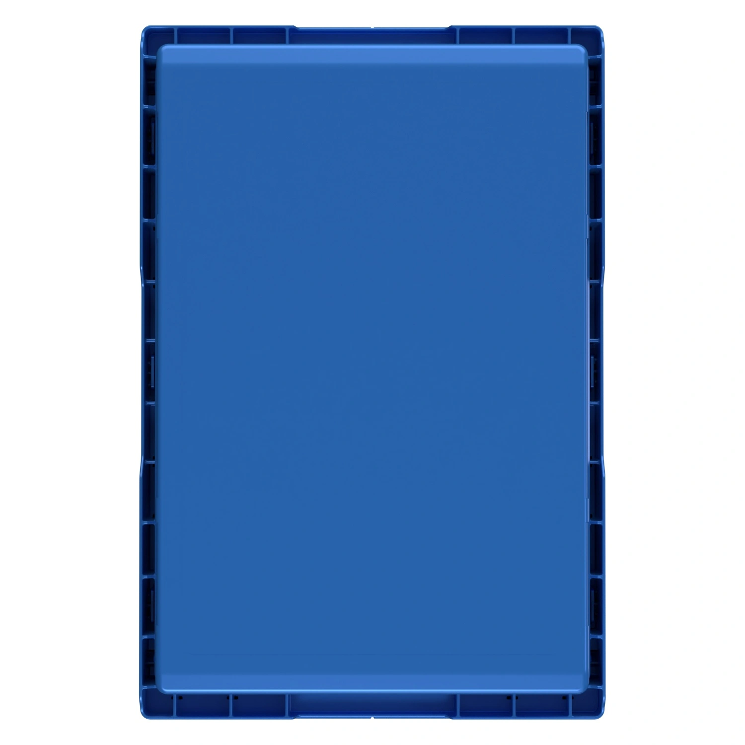 Вкладываемый контейнер INSTORE KV-6427 600x400x272 мм iPlast голубой со сплошным дном
