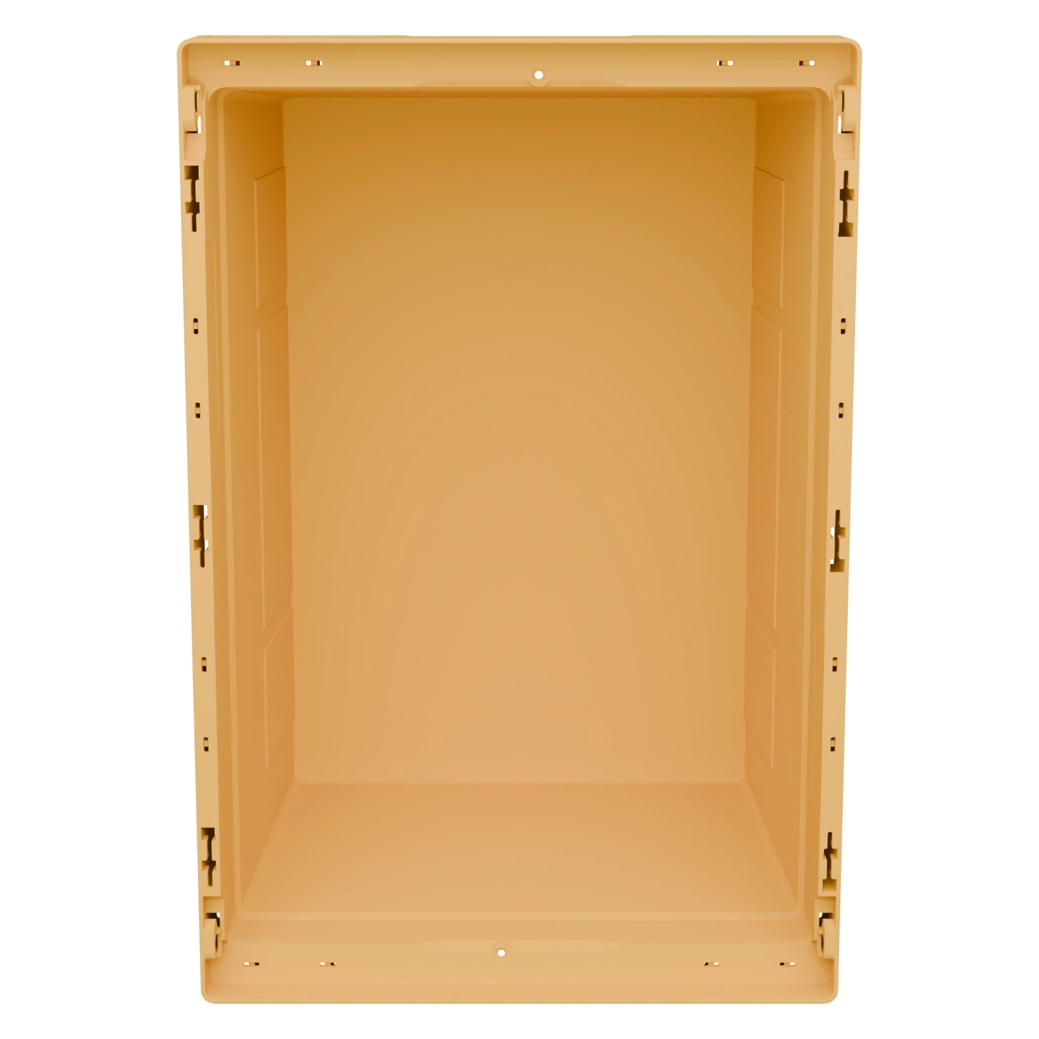 Вкладываемый контейнер INSTORE KV-6427 600x400x272 мм iPlast жёлтый со сплошным дном