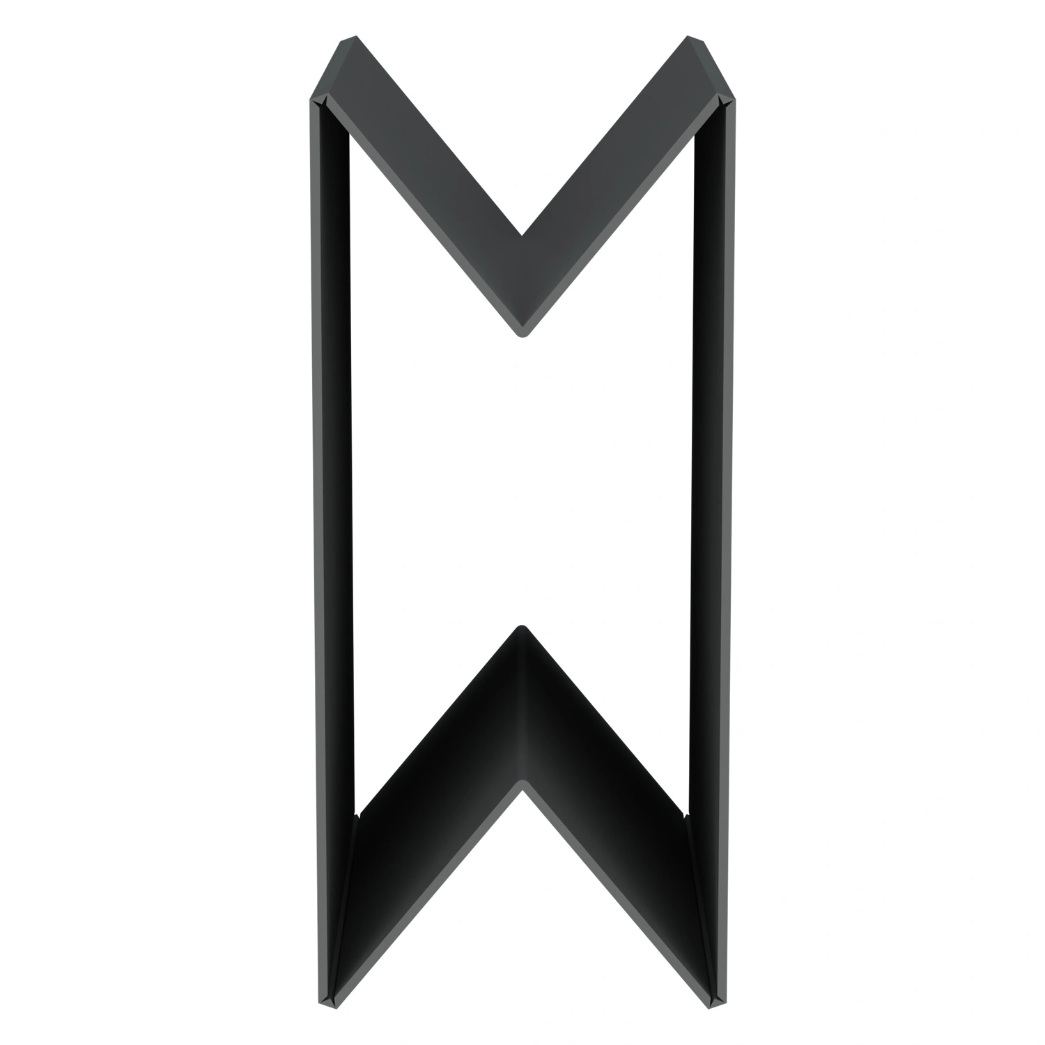 Стенка контейнера Bubble Guard 1190х790х700 мм iPlast PolyBox серая М-образного сложения