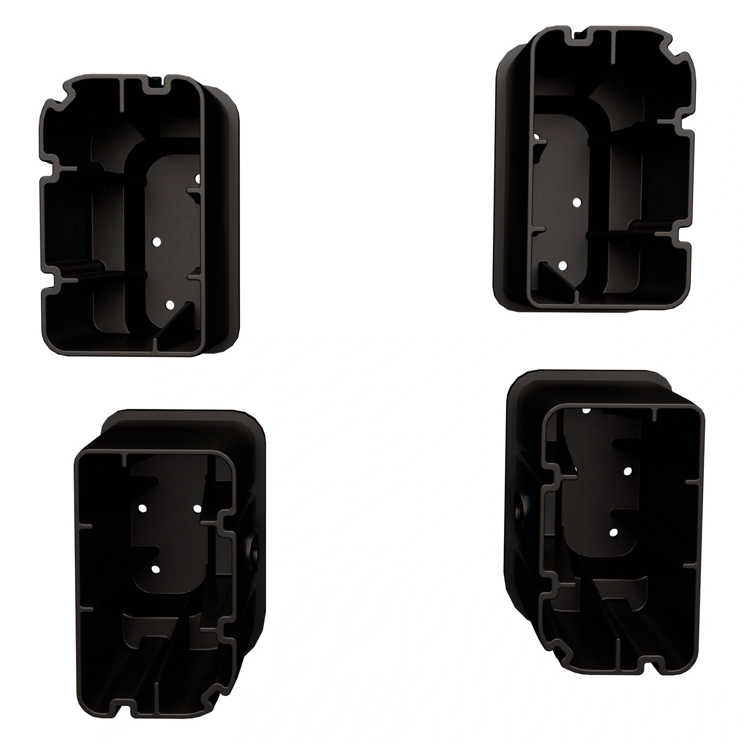 Ножки iPlast чёрные для большого контейнера iBOX 11.602