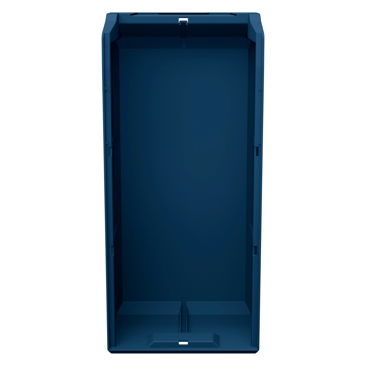 Складской лоток Logic Store 500х225х150 мм iPlast синий индиго с отверстиями для перегородок и наклейкой сбоку