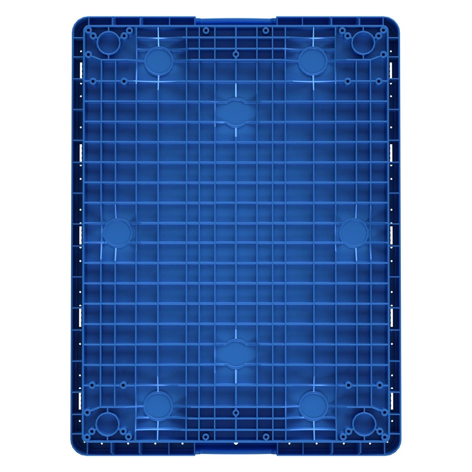 Вкладываемый контейнер INSTORE KVR-8634.1 800х600х340 мм iPlast голубой с усиленным дном и штабельным упором