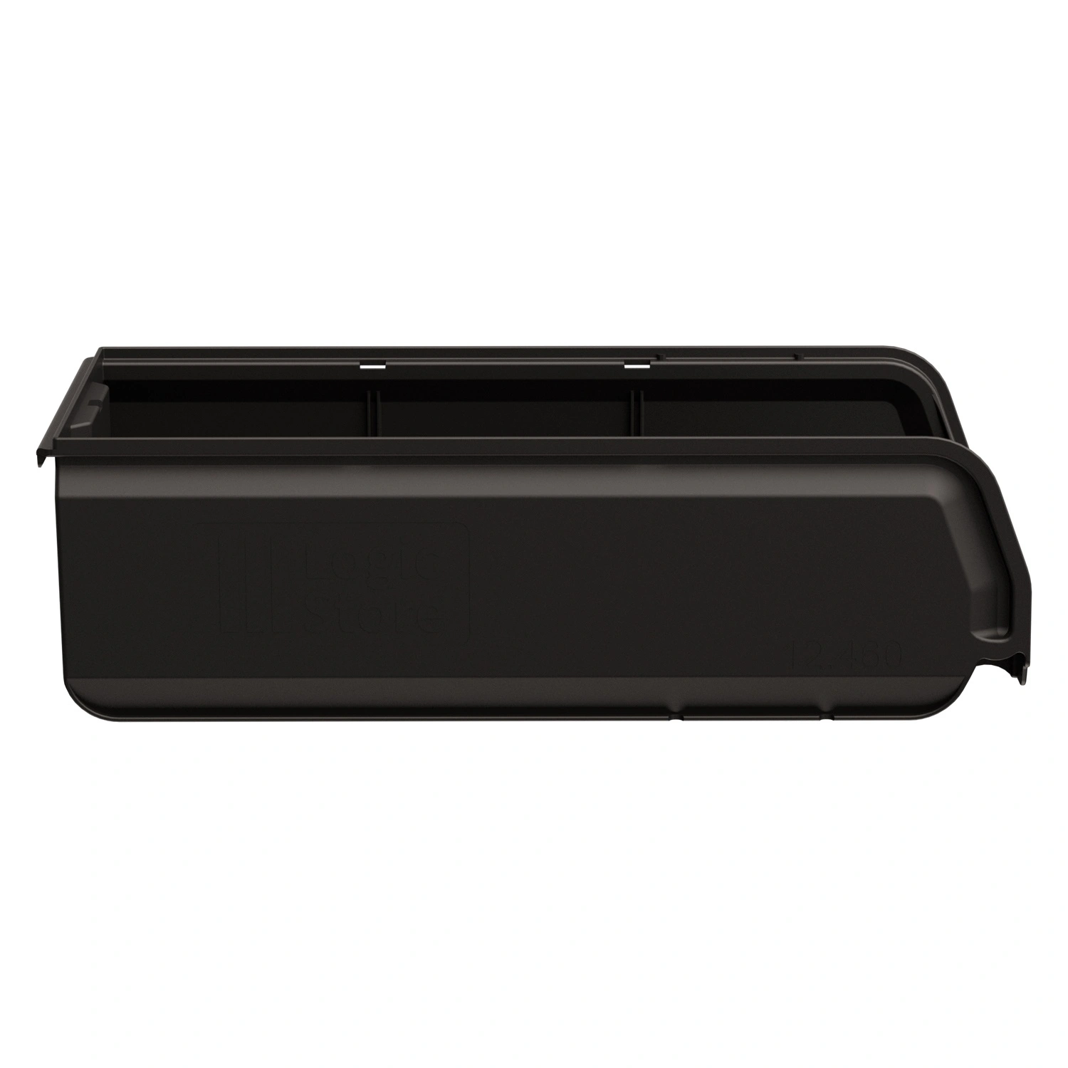 Складской лоток Logic Store 500х225х150 мм iPlast чёрный ЭКО NEW (12.460)