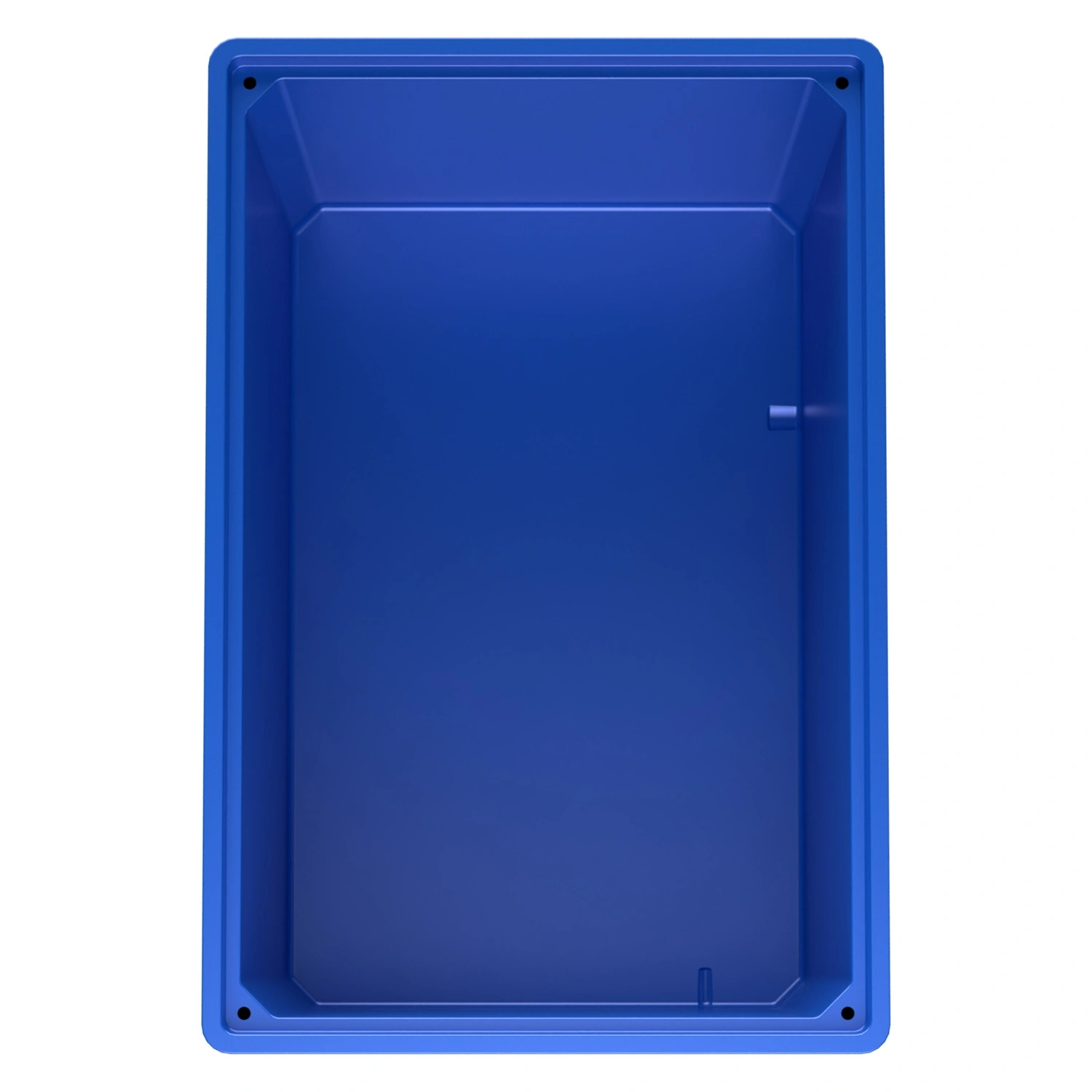 Большой контейнер 1200x800x800 мм iPlast iBOX голубой со сплошными стенками и дном, на ножках Большой контейнер 1200x800x800 мм iPlast iBOX голубой со сплошными стенками и дном, на ножках
