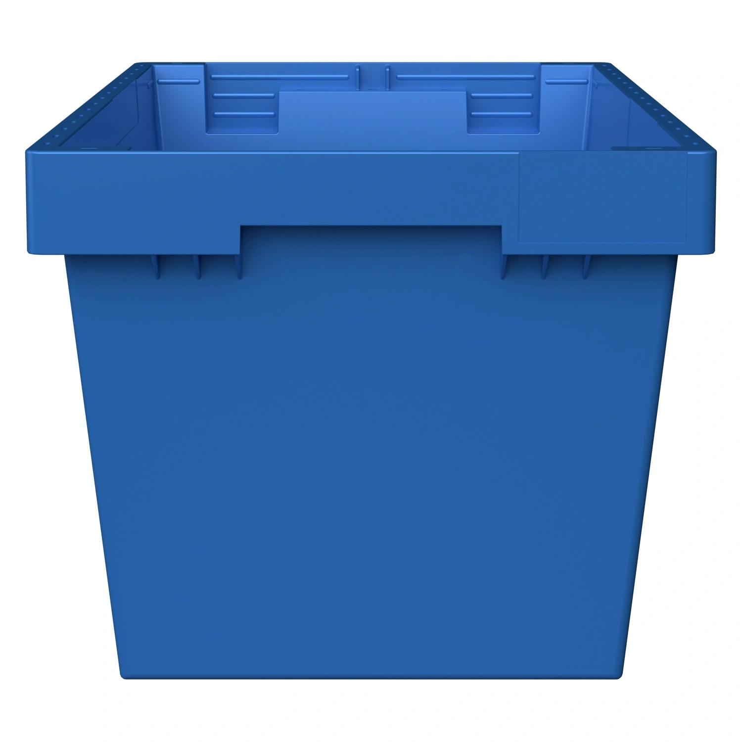 Вкладываемый контейнер INSTORE KV-5328 490x330x280 мм iPlast голубой со сплошным дном