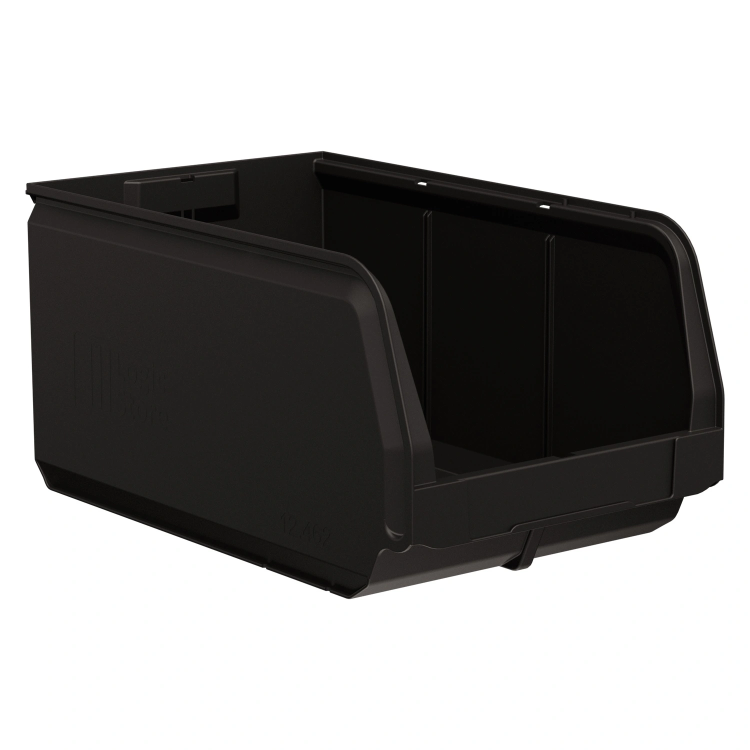 Складской лоток Logic Store 500х300х250 мм iPlast чёрный ЭКО NEW (12.462)