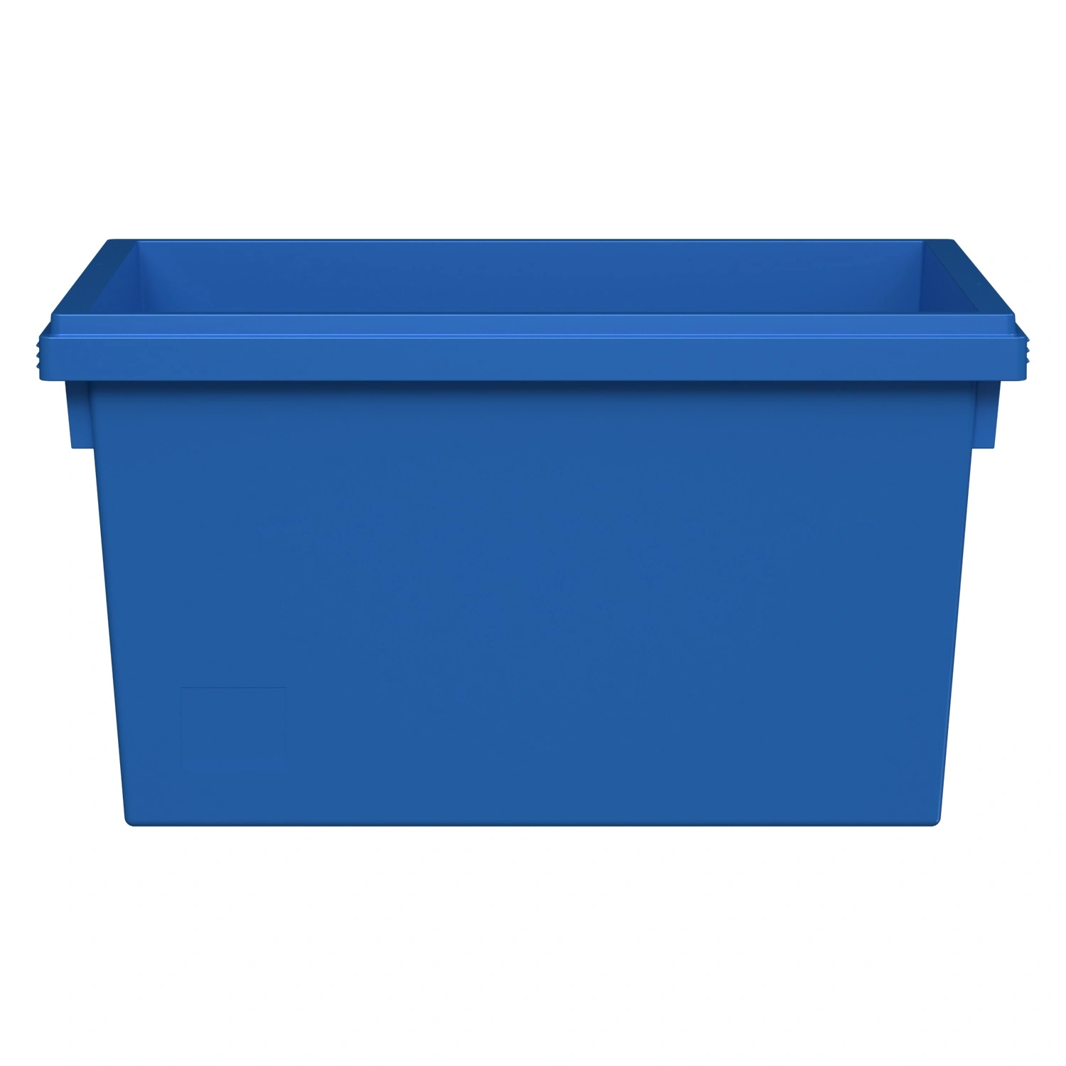 Вкладываемый контейнер INSTORE KV-6432 600x400x320 мм iPlast голубой со сплошным дном