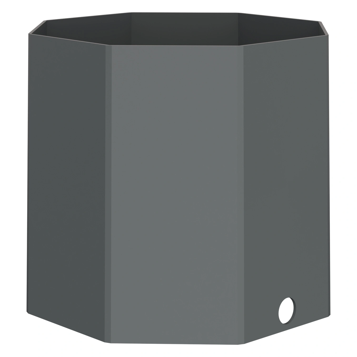 Стенка контейнера Diamond 1110х1110х840 мм iPlast PolyBox серая Октабин