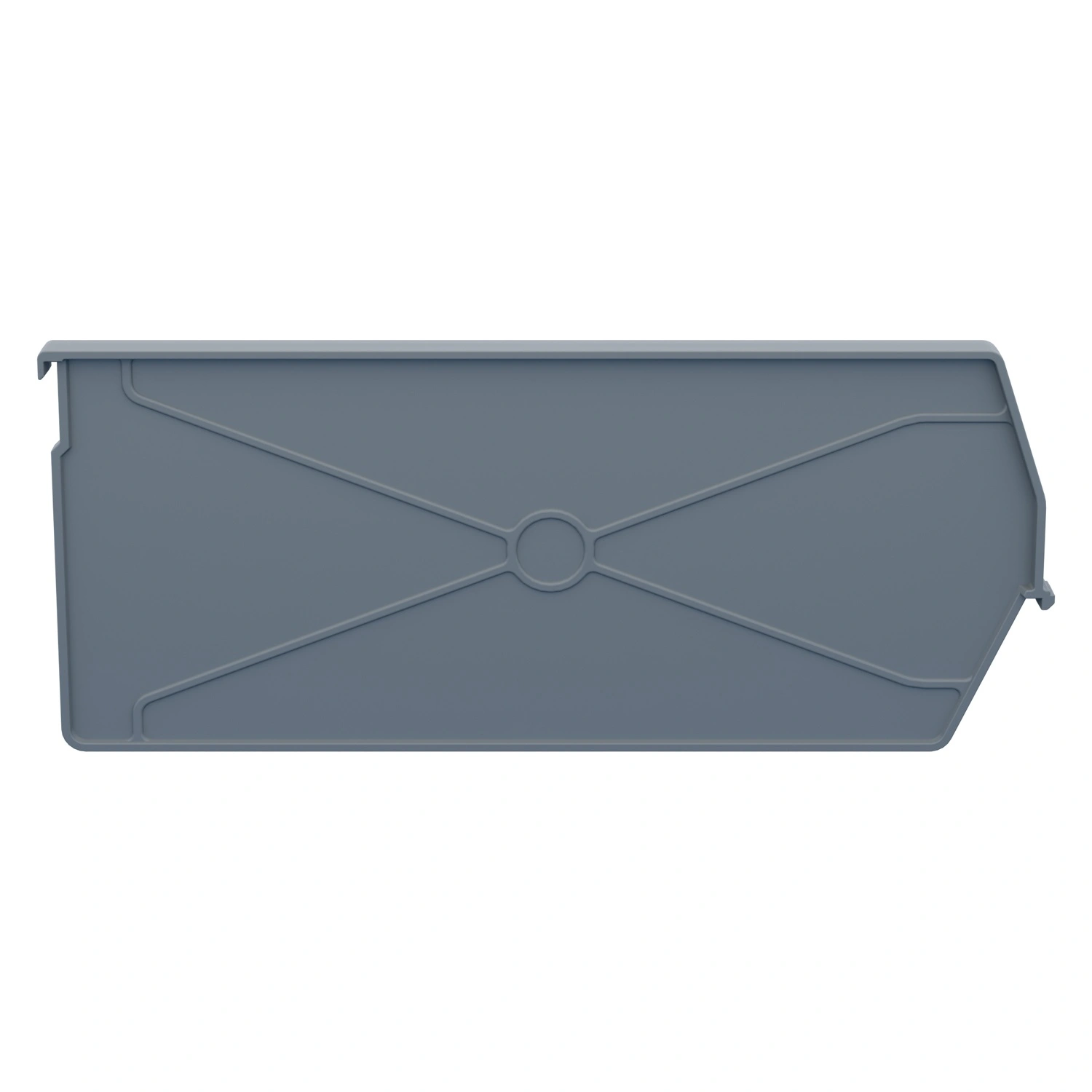 Разделительная перегородка продольная 331х140 мм iPlast светло-серая для складского лотка Logic Store LS 12.403