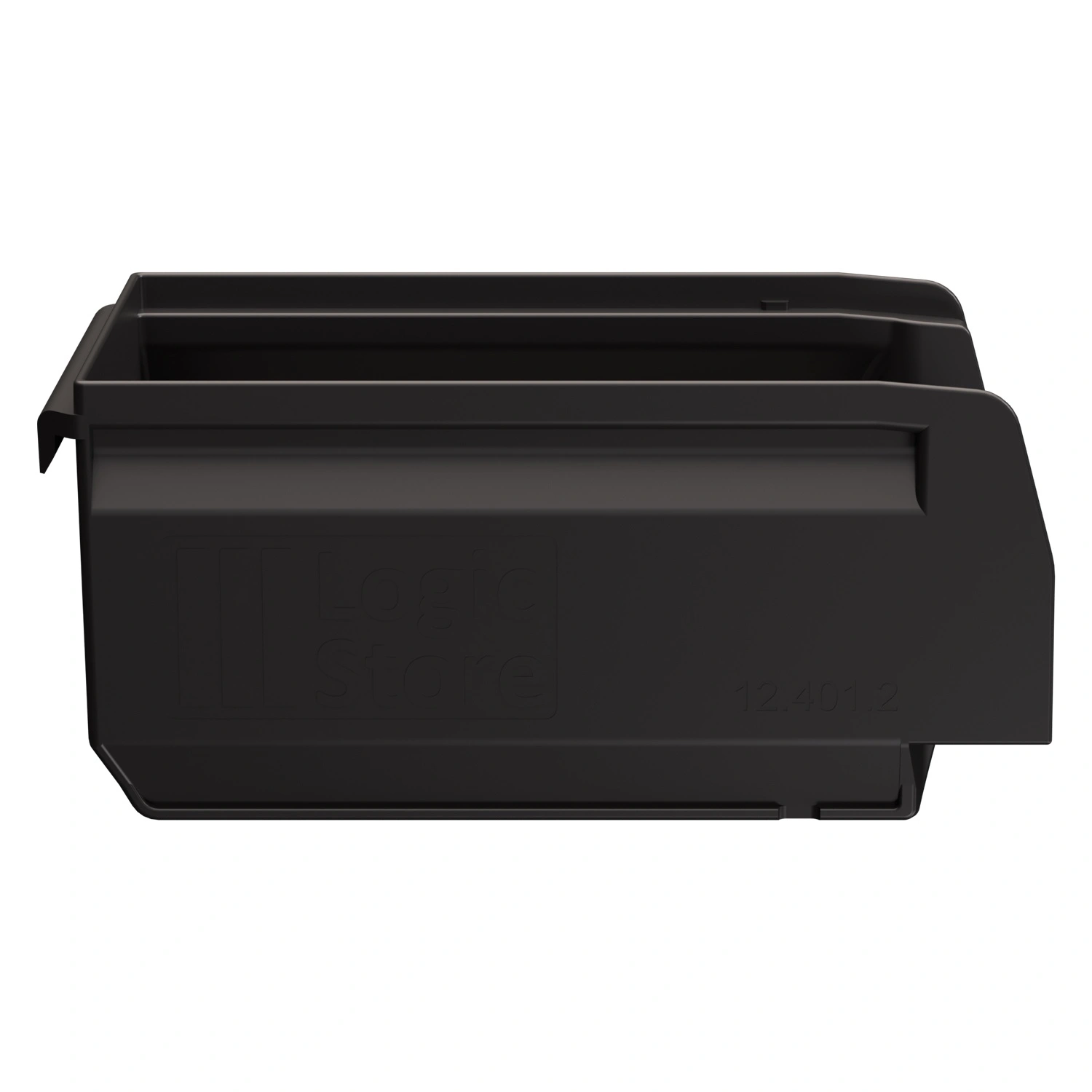 Складской лоток Logic Store 165х100х75 мм iPlast чёрный ЭКО N2 (12.401.2)