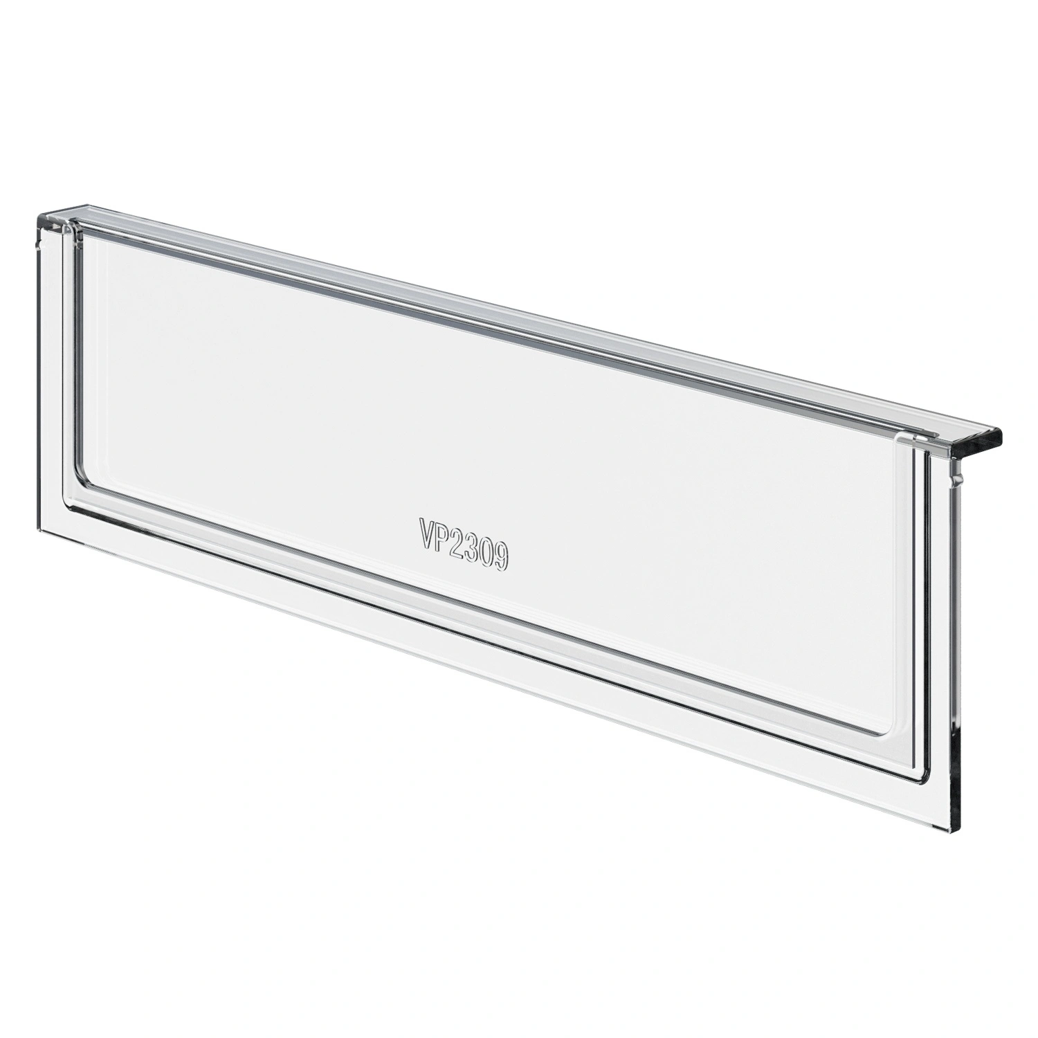Перегородка фронтальная VP-2309 iPlast прозрачная для полочных контейнеров SK 3209, 4209, 5209, 6209