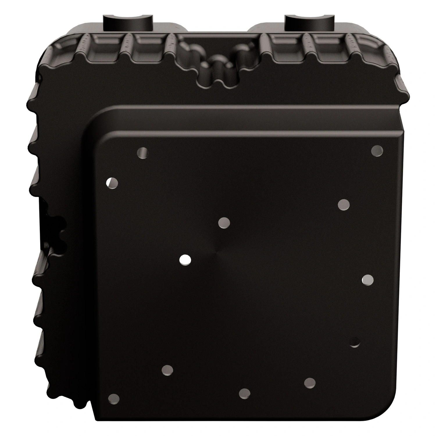 Ножка iPlast чёрная ЭКО для большого контейнера iBOX 11.603 с увеличенной высотой