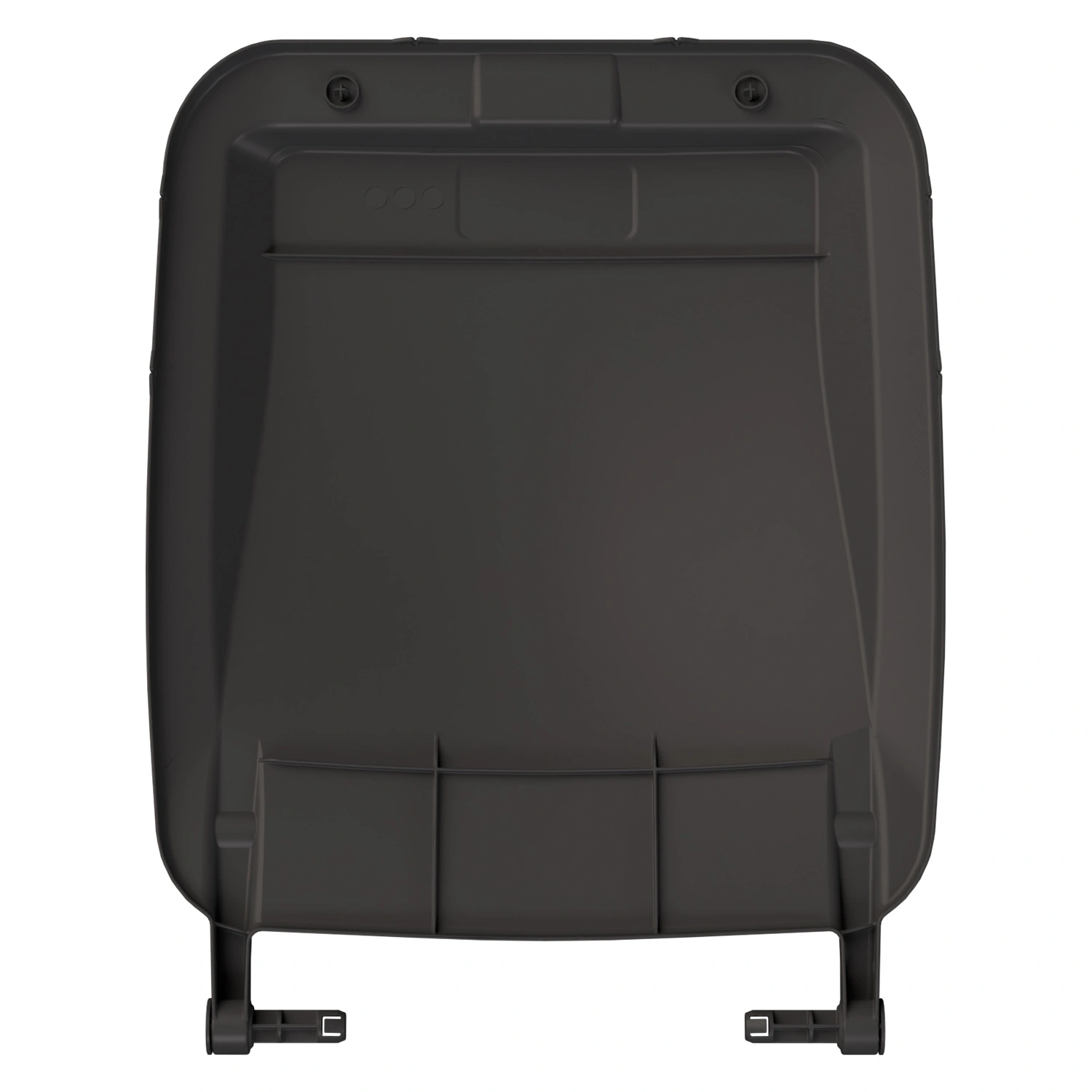 Крышка для мусорного контейнера 240 л (Light) iPlast тёмно-серая c осями для крепления Крышка для мусорного контейнера 240 л (Light) iPlast тёмно-серая c осями для крепления