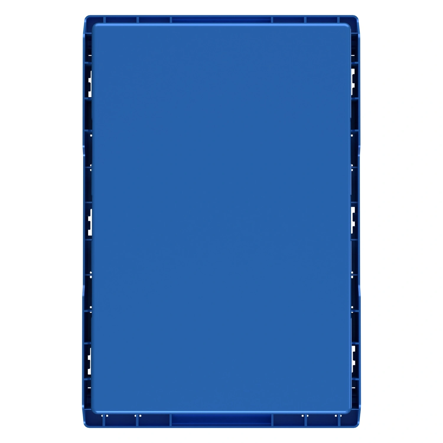 Вкладываемый контейнер INSTORE KV-6442 600x400x420 мм iPlast голубой со сплошным дном