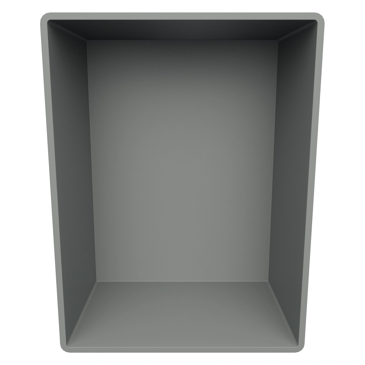 Евроконтейнер ЕС-8632.4 800х600х320 мм iPlast светло-серый с усиленным дном, закрытыми ручками