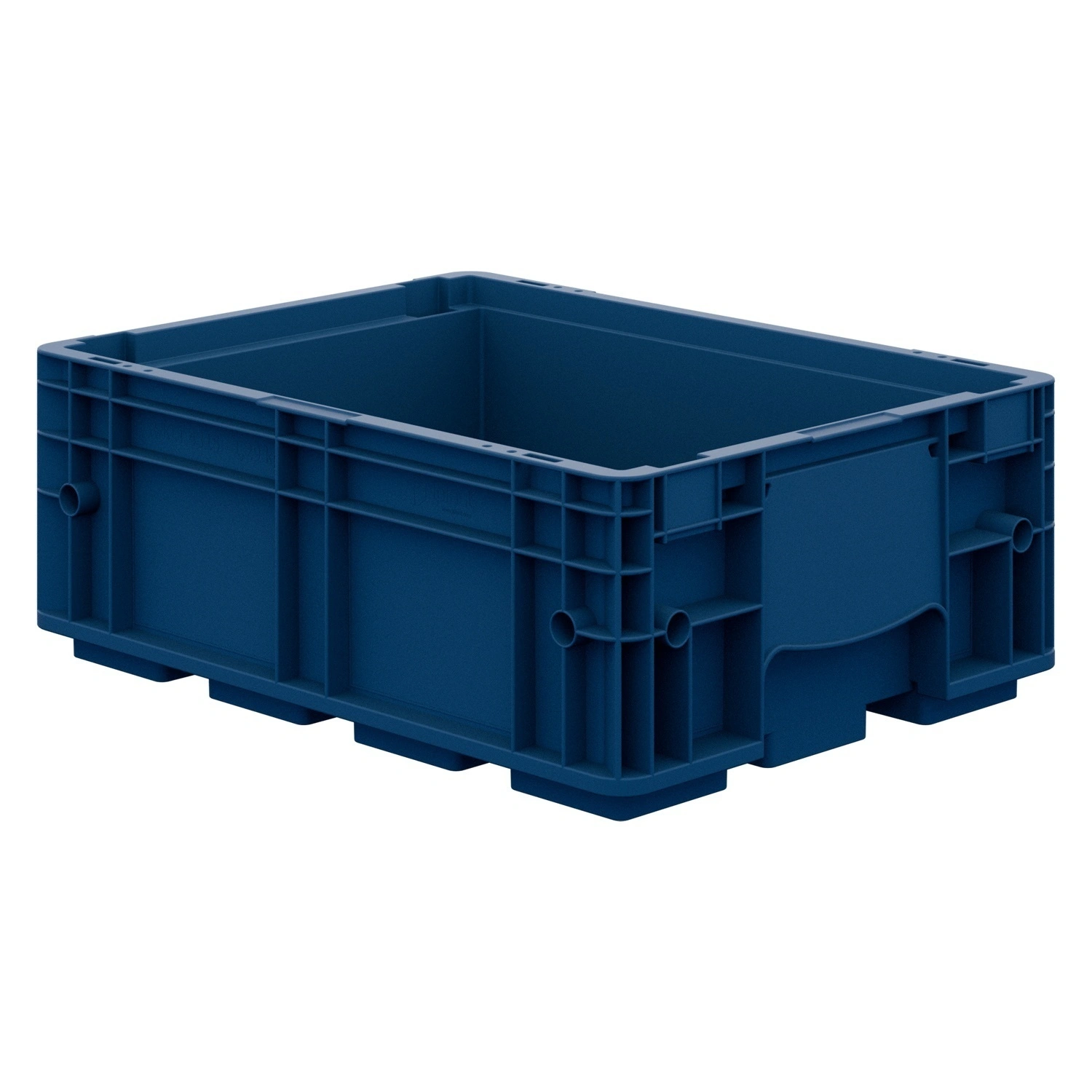 Ящик R-KLT 4315 396х297х147,5 мм iPlast синий индиго с усиленным дном