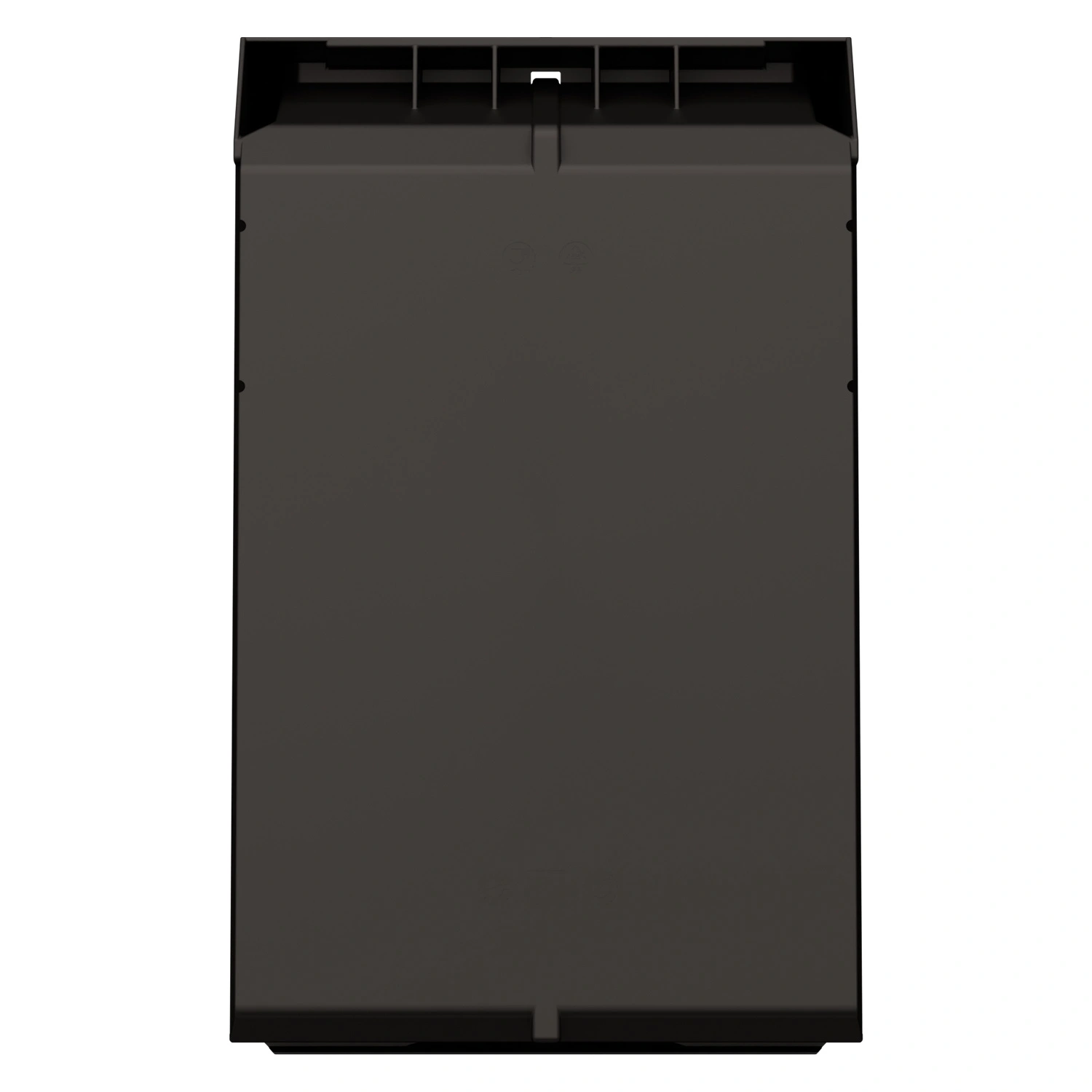 Складской лоток Logic Store 500х300х250 мм iPlast чёрный ЭКО с отверстиями для перегородок N1 (12.407.1)