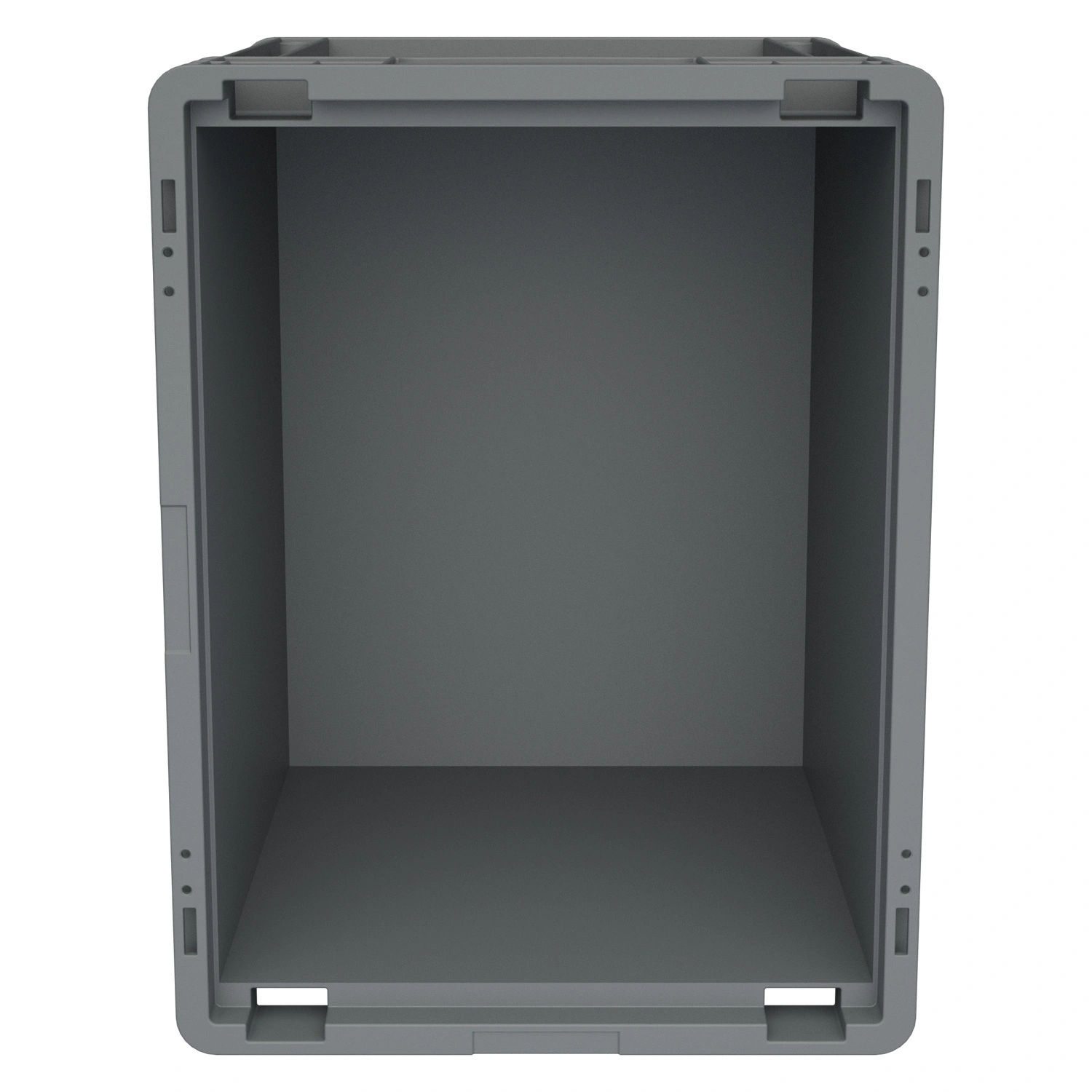 Ящик RL-KLT 4280 396х297х280 мм iPlast серый с дренажными отверстиями в дне