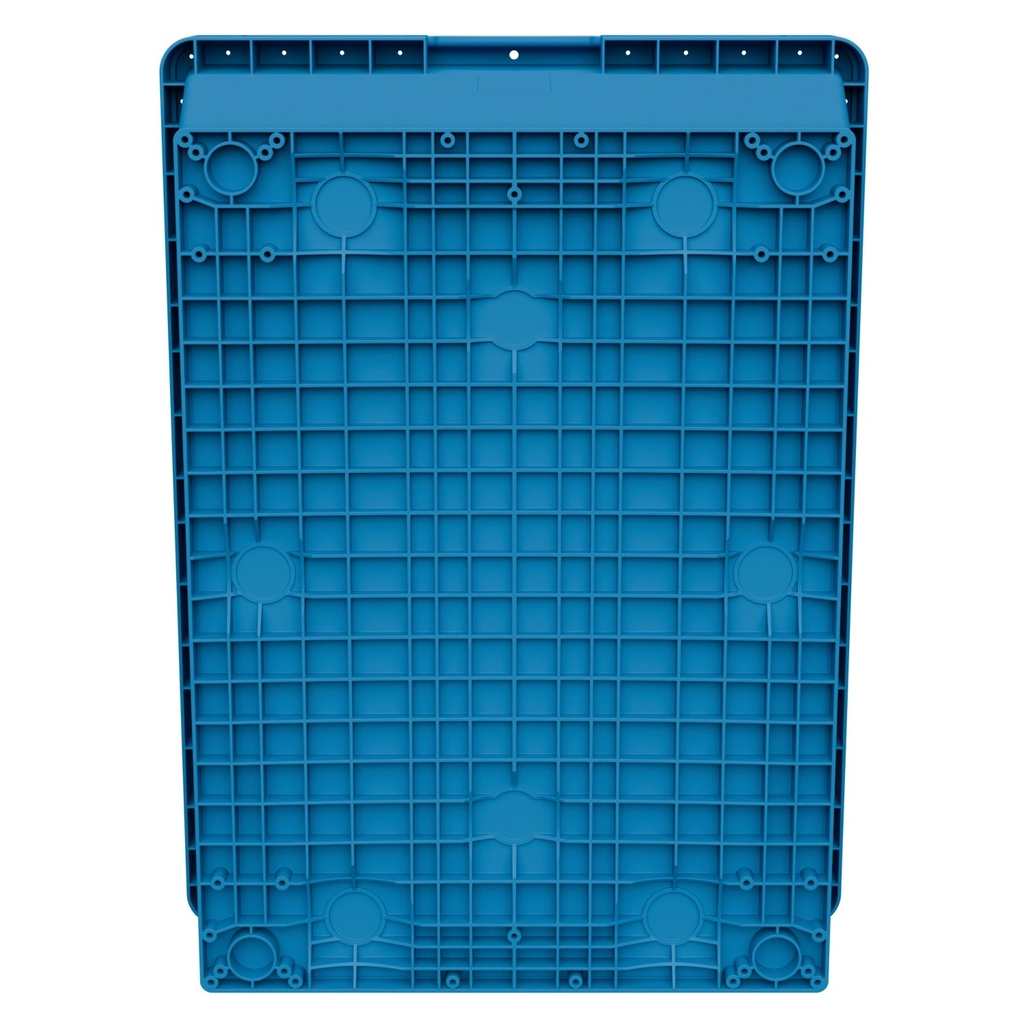 Вкладываемый контейнер INSTORE KVR-8634 800x600x340 мм iPlast голубой с усиленным дном