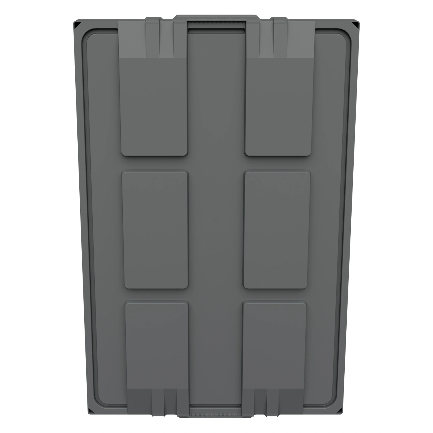 Крышка разборного контейнера Polybox 1200х800х50 мм iPlast серая NEW (05.014)