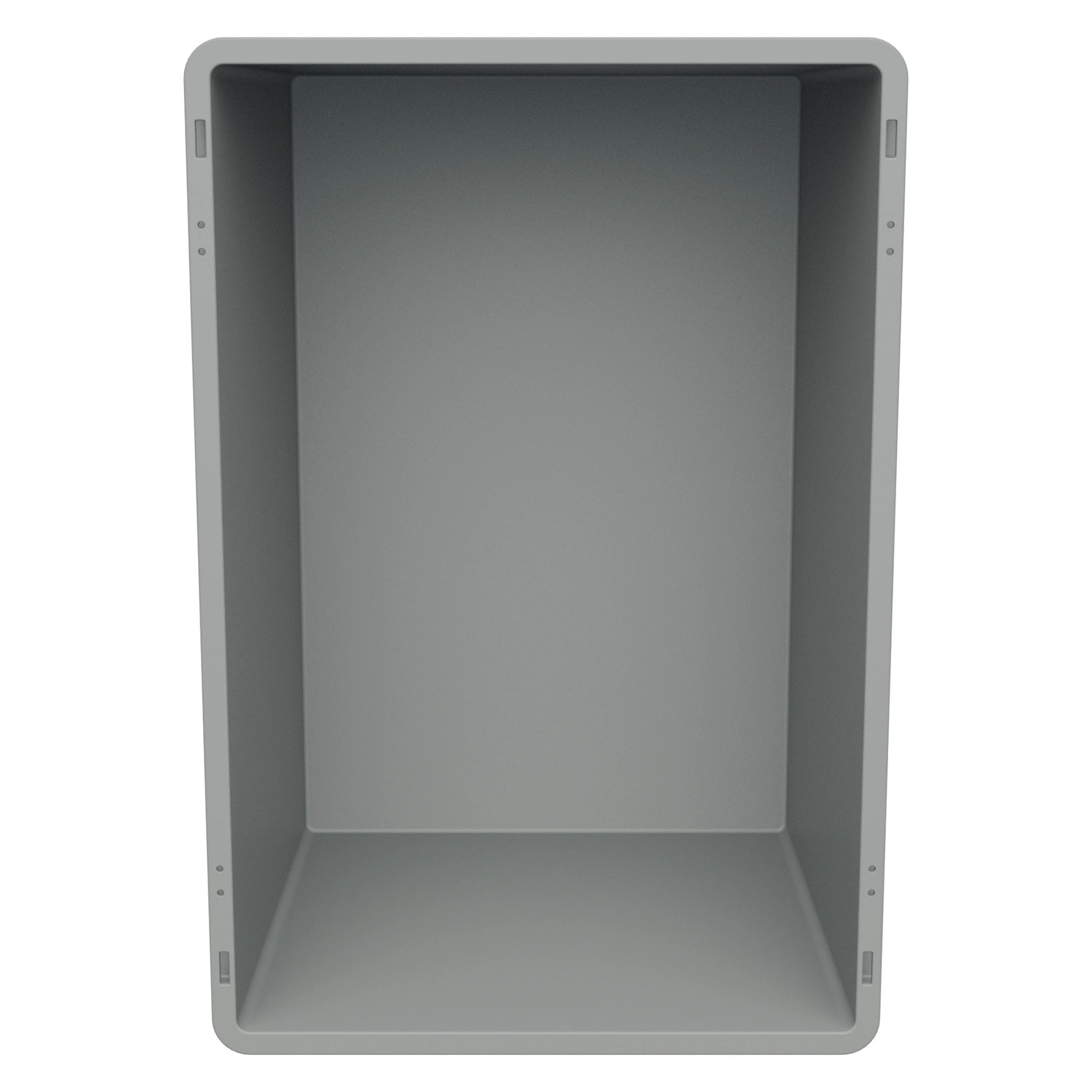 Евроконтейнер ЕС-6432.2 600х400х320 мм iPlast светло-серый со сплошным дном и закрытыми ручками