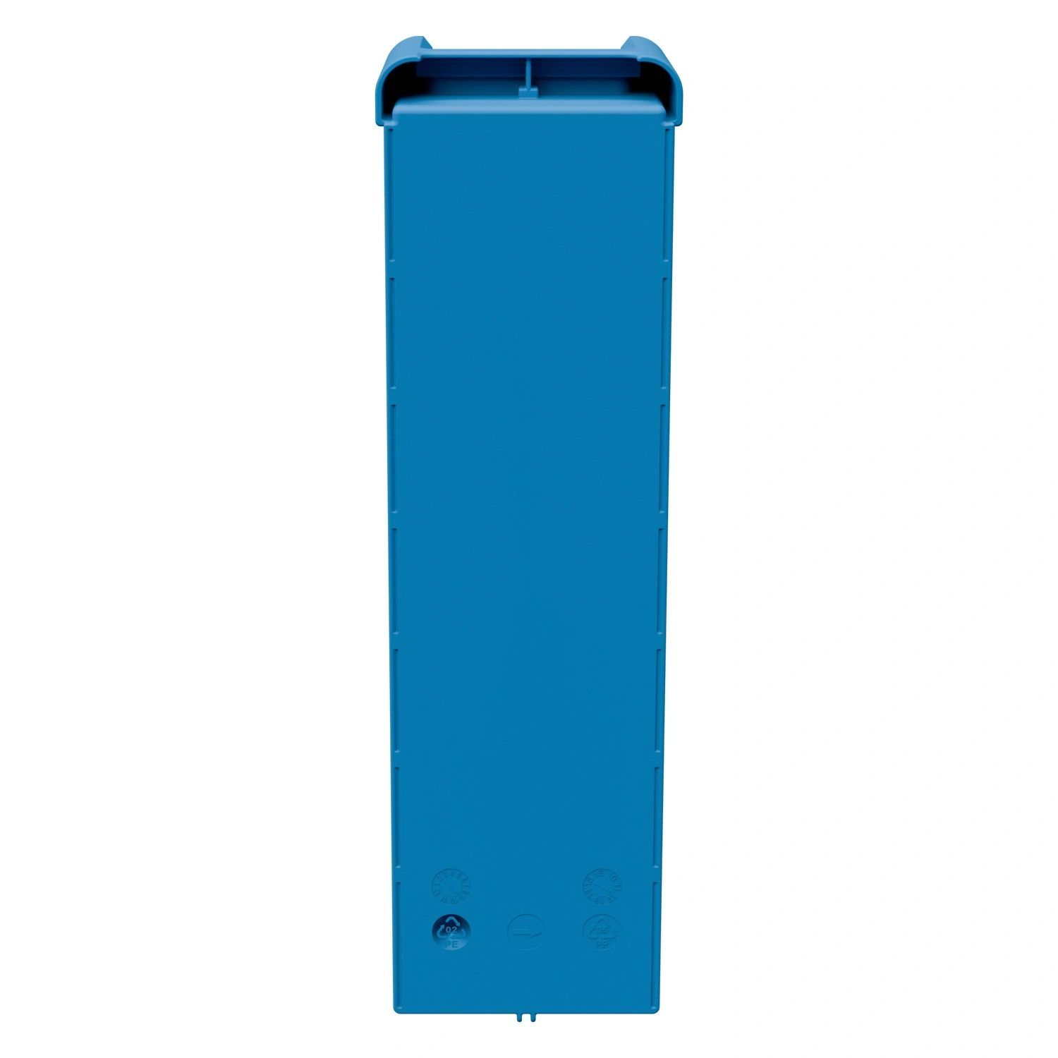 Полочный контейнер SK-4109 400х117х90 мм iPlast голубой с 2 поперечными перегородками