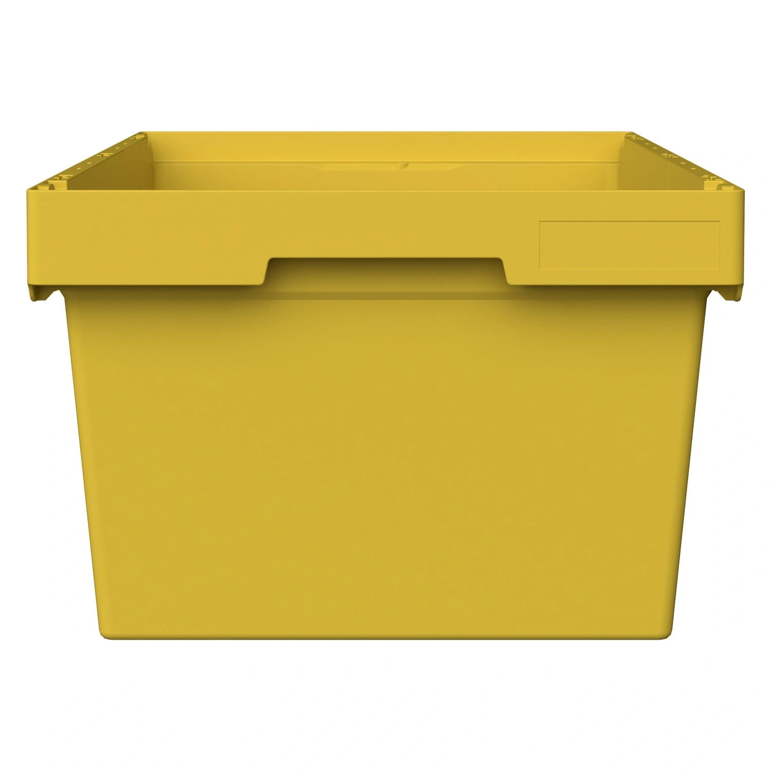 Вкладываемый контейнер INSTORE KV-6427 600x400x272 мм iPlast жёлтый со сплошным дном Вкладываемый контейнер INSTORE KV-6427 600x400x272 мм iPlast жёлтый со сплошным дном