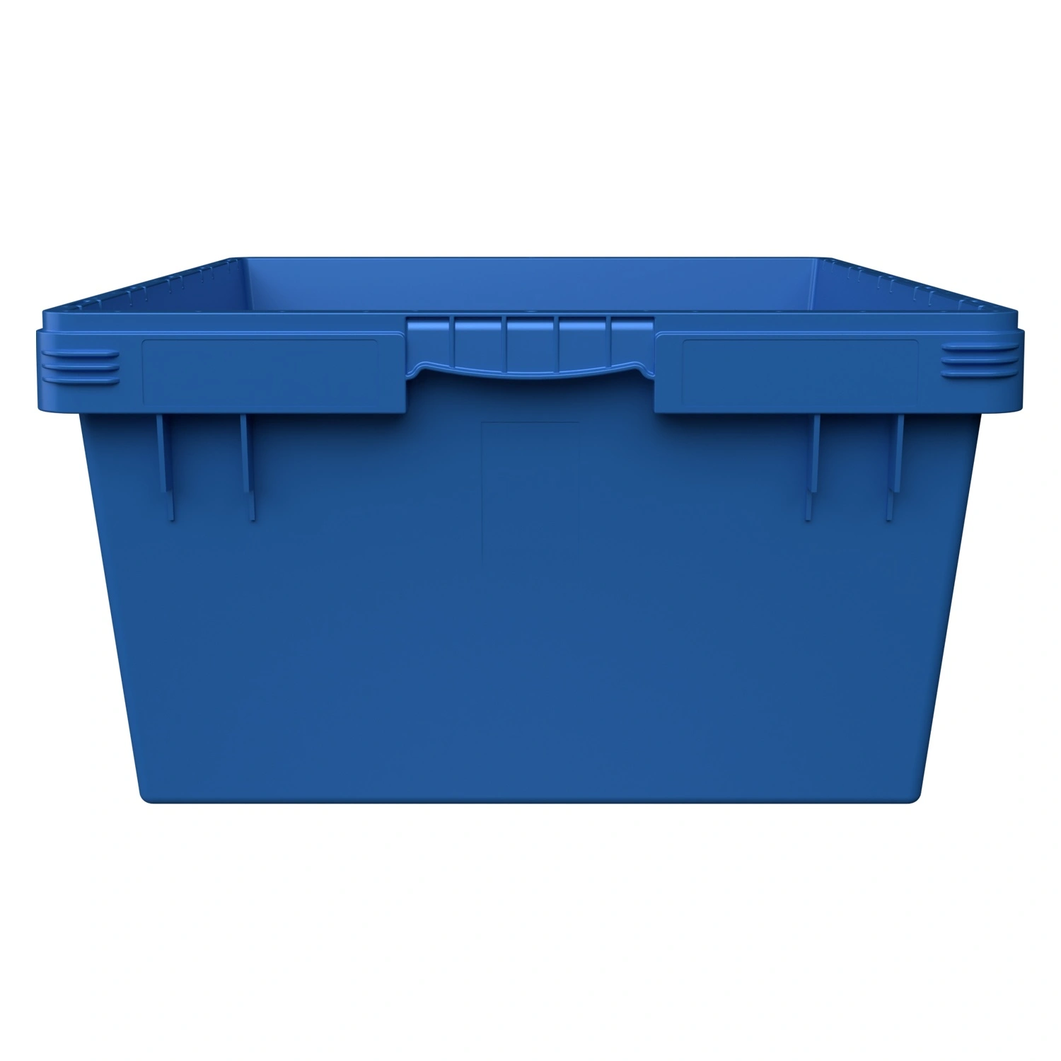 Вкладываемый контейнер INSTORE KV-8632.1 800х600х320 мм iPlast голубой со сплошным дном и штабельным упором Вкладываемый контейнер INSTORE KV-8632.1 800х600х320 мм iPlast голубой со сплошным дном и штабельным упором