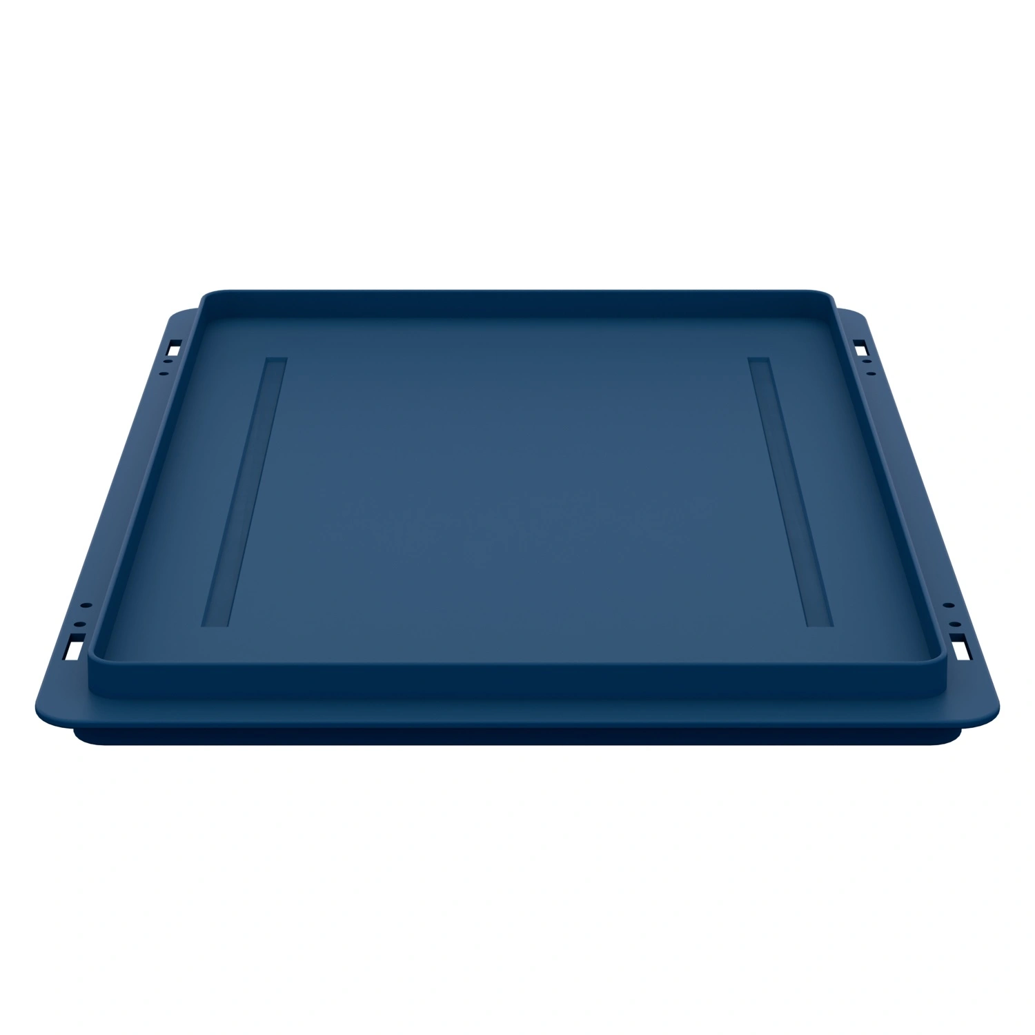 Крышка пластиковая 400х300 мм iPlast синяя для ящиков KLT-4315, 4329, 4147,4280 EC-4322