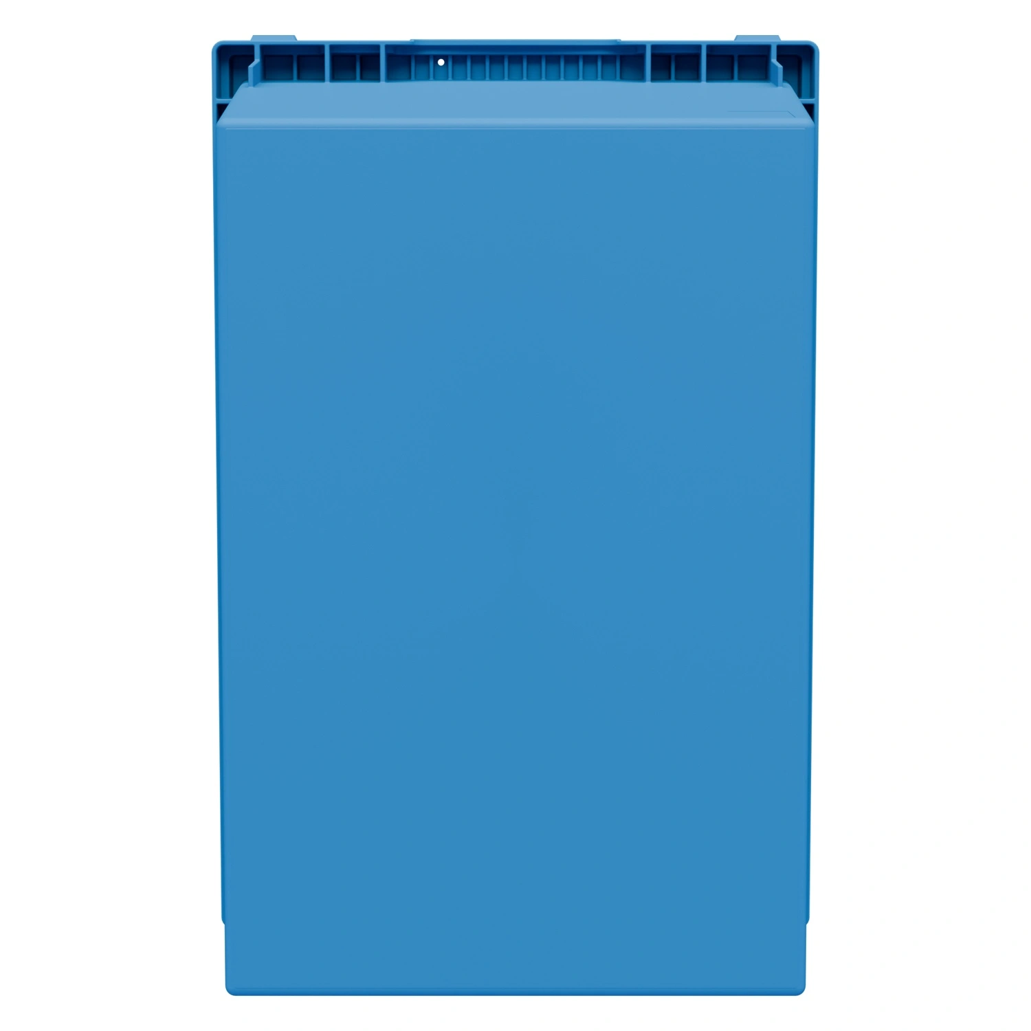 Вкладываемый контейнер INSTORE KV-6432 600x400x320 мм iPlast голубой со сплошным дном