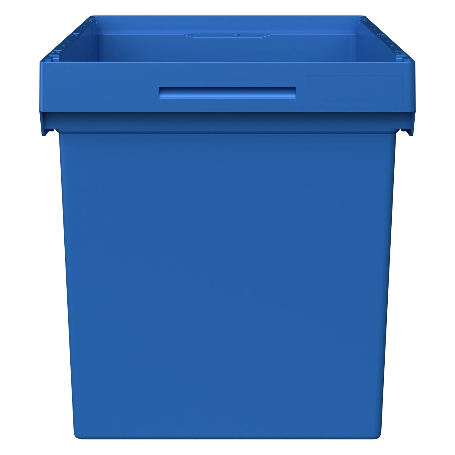 Вкладываемый контейнер INSTORE KV-6442 600x400x420 мм iPlast голубой со сплошным дном