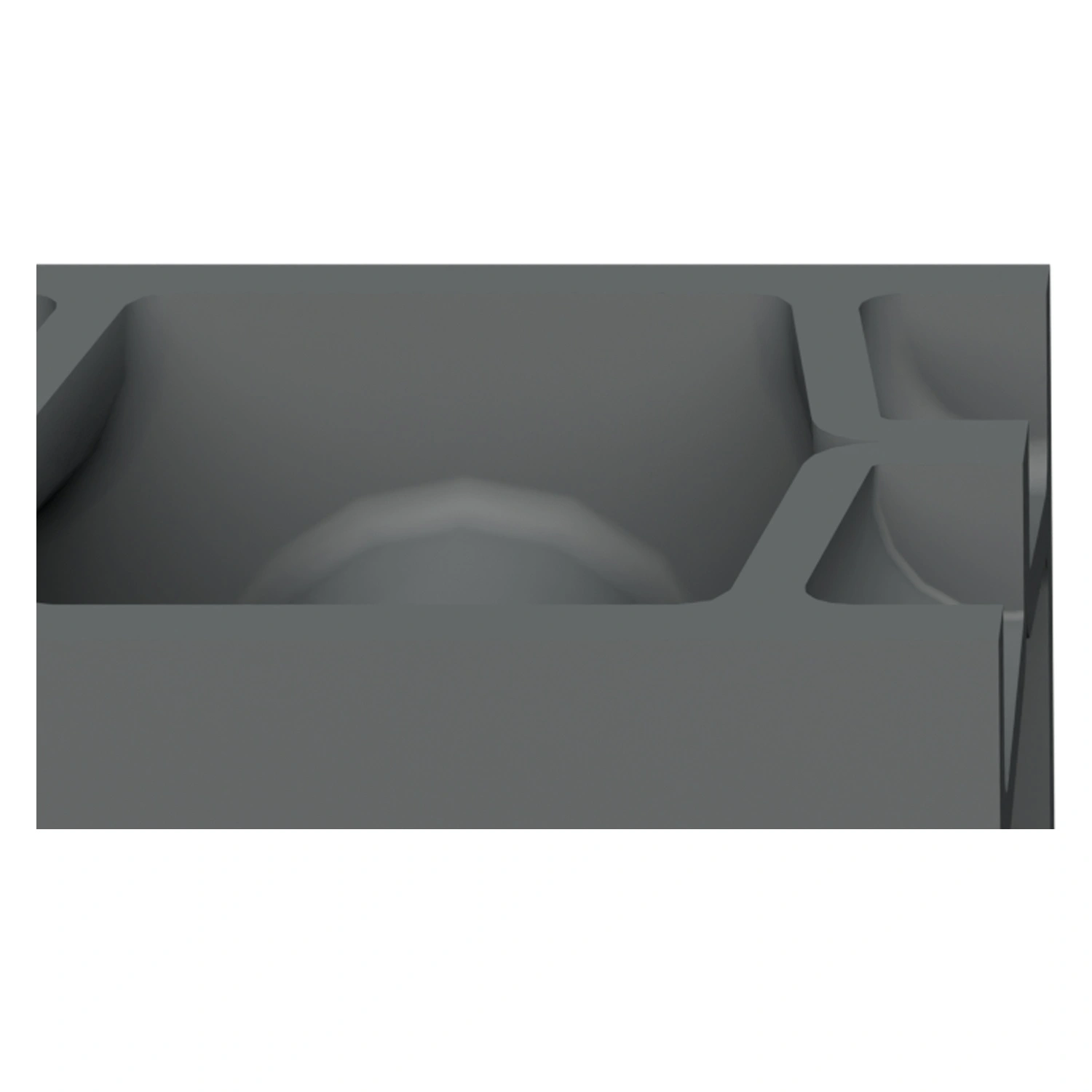 Полимерный лист Diamond 2506х990х12 мм iPlast серый толщиной 12 мм и плотностью 3600 г/кв. м