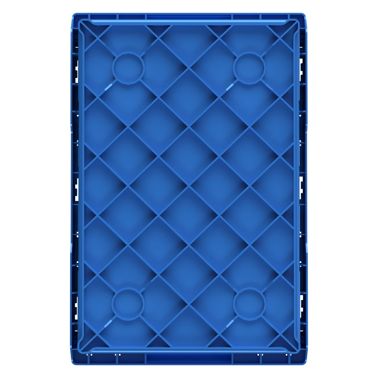 Вкладываемый контейнер INSTORE KVR-6442 600x400x435 мм iPlast голубой с усиленным дном